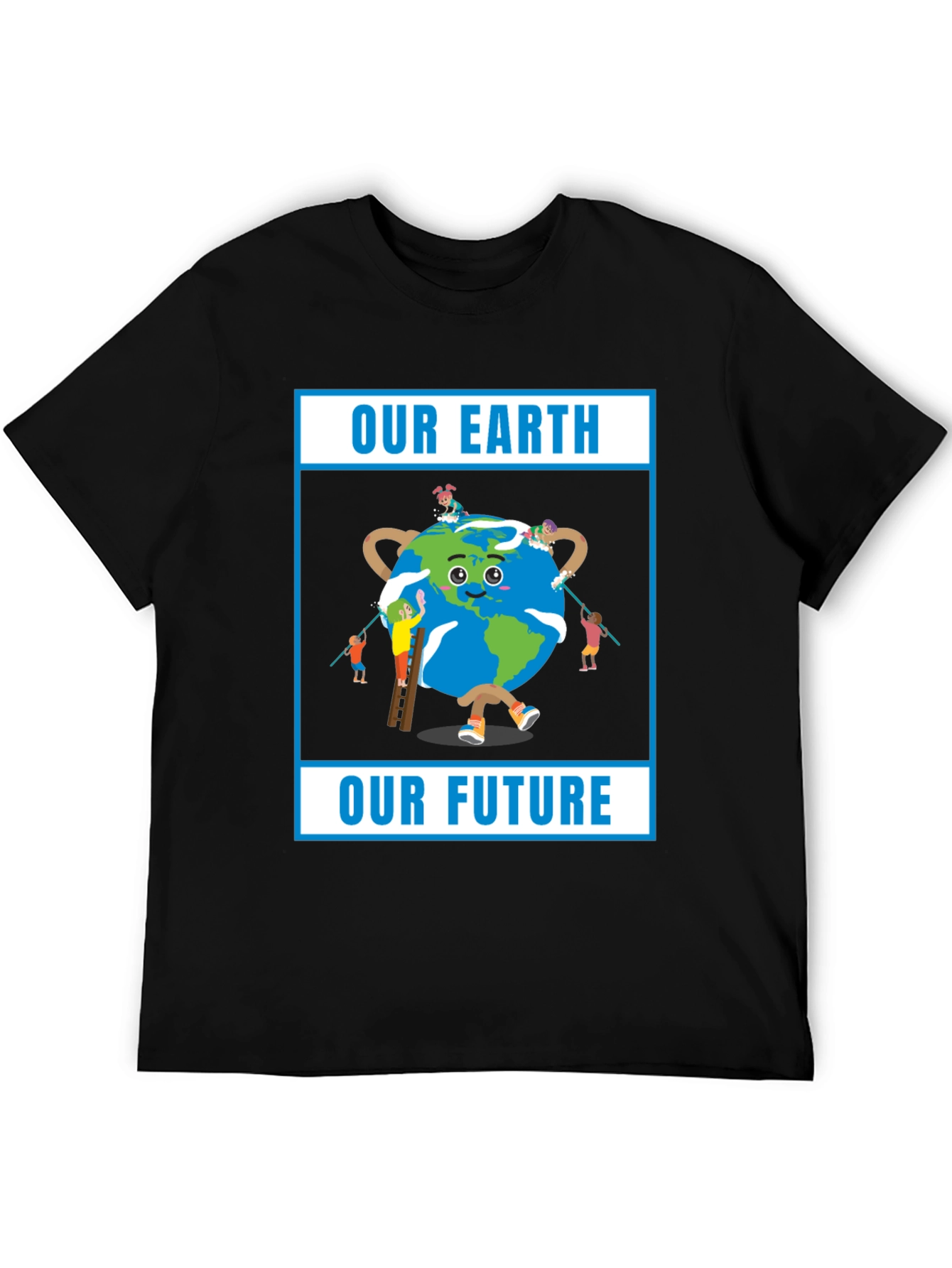 Our Earth Our Future Black T-Shirt