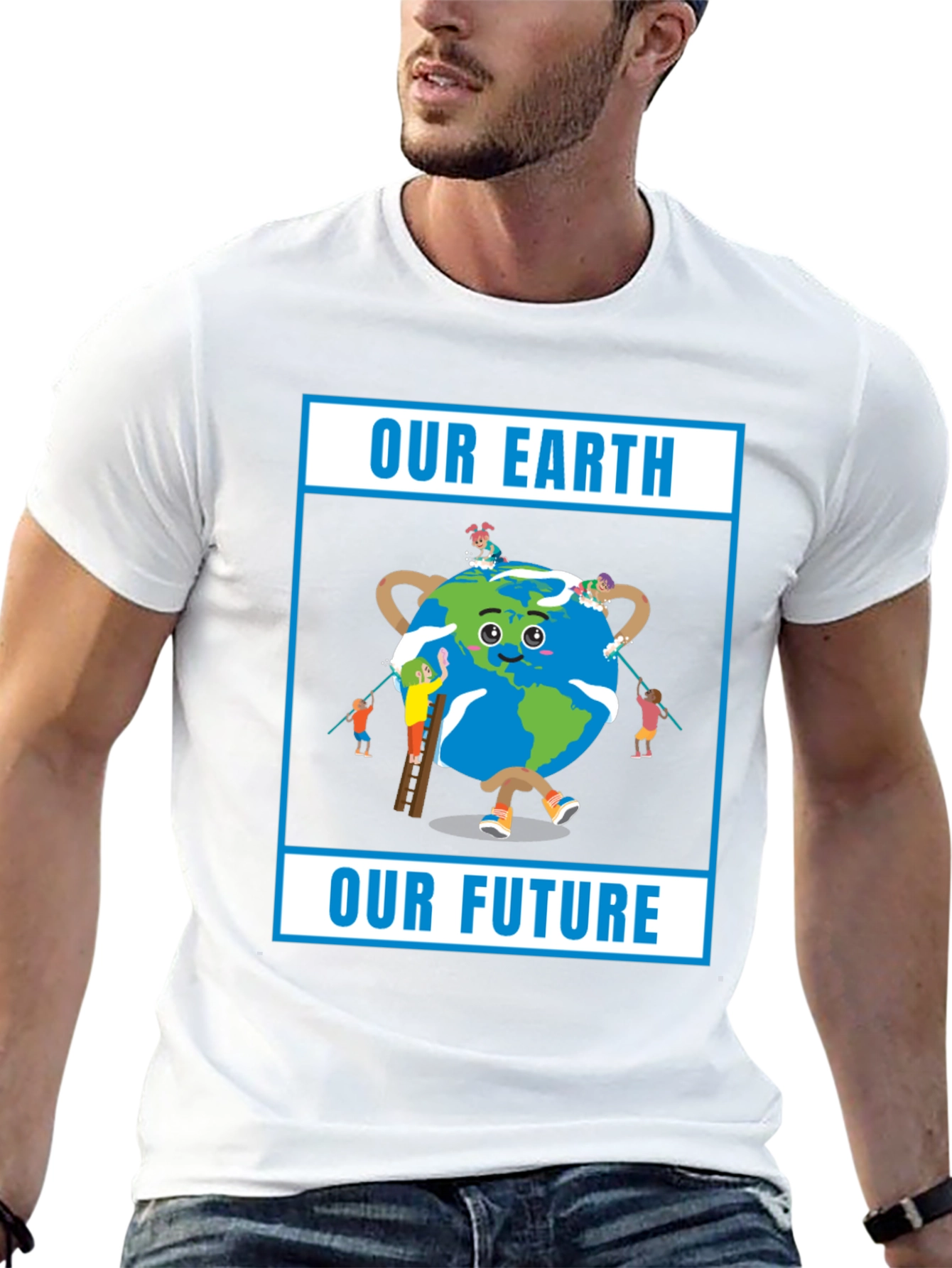 Our Earth Our Future Black T-Shirt