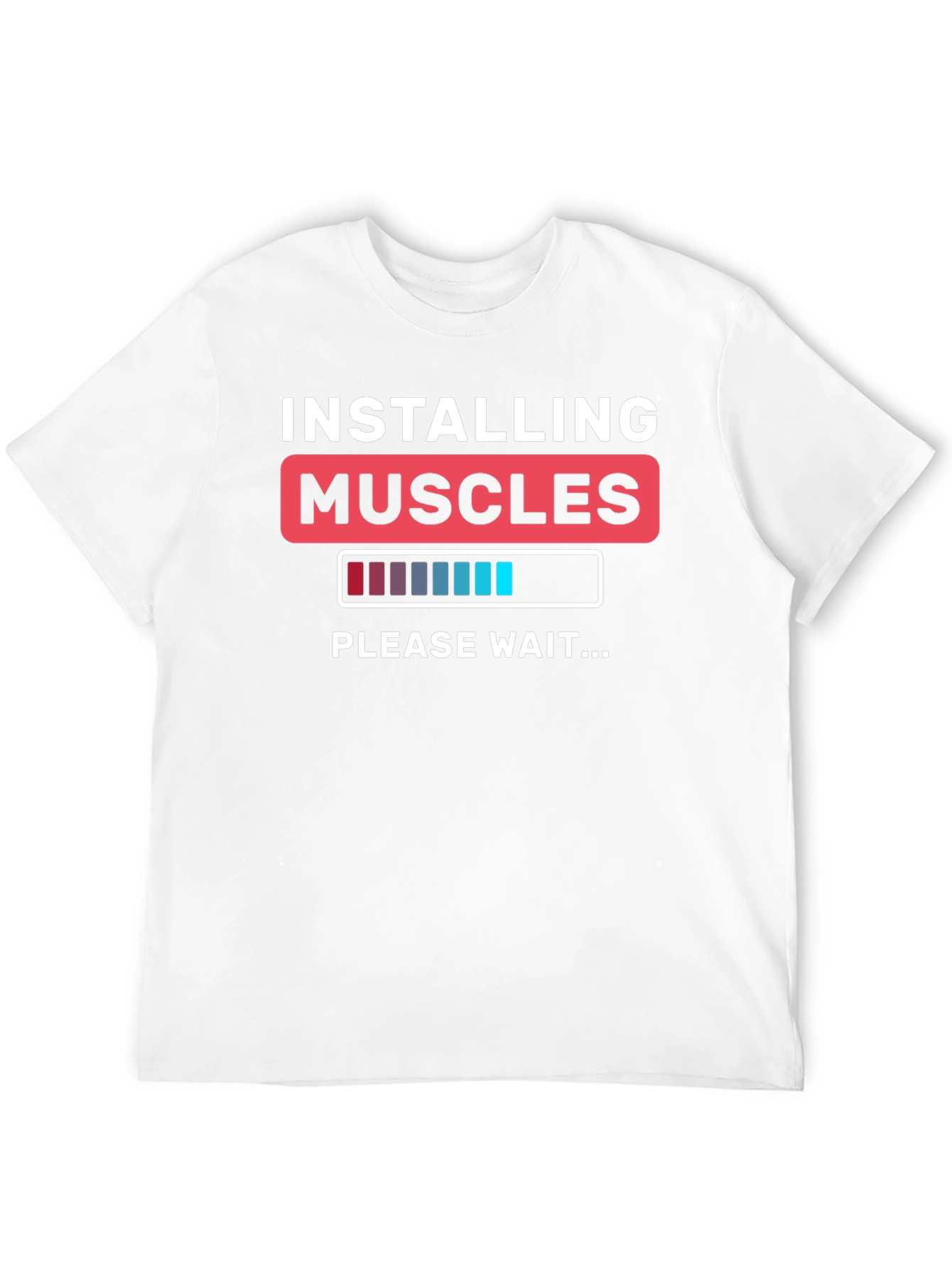 Installing Muscles Funny Gym T-Shirt