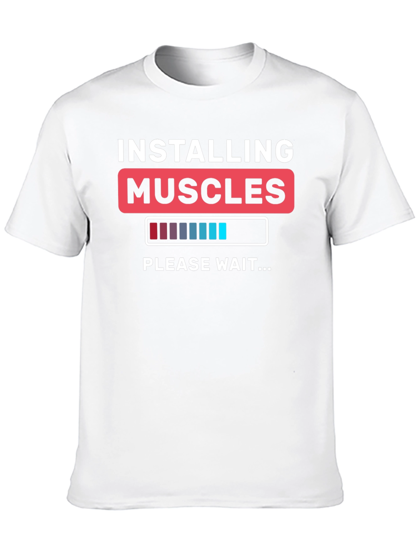 Installing Muscles Funny Gym T-Shirt