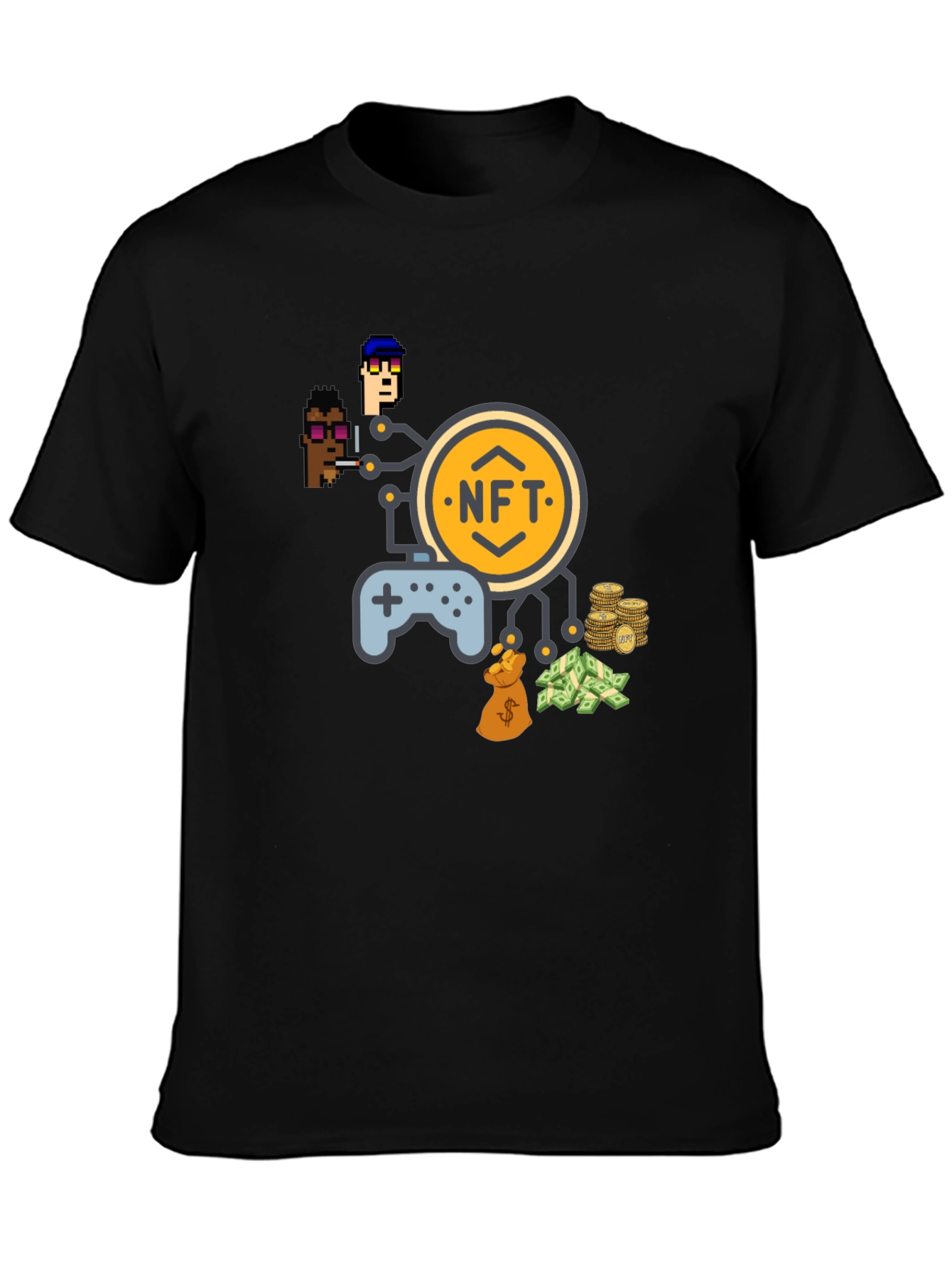 NFT Gaming Black T-Shirt