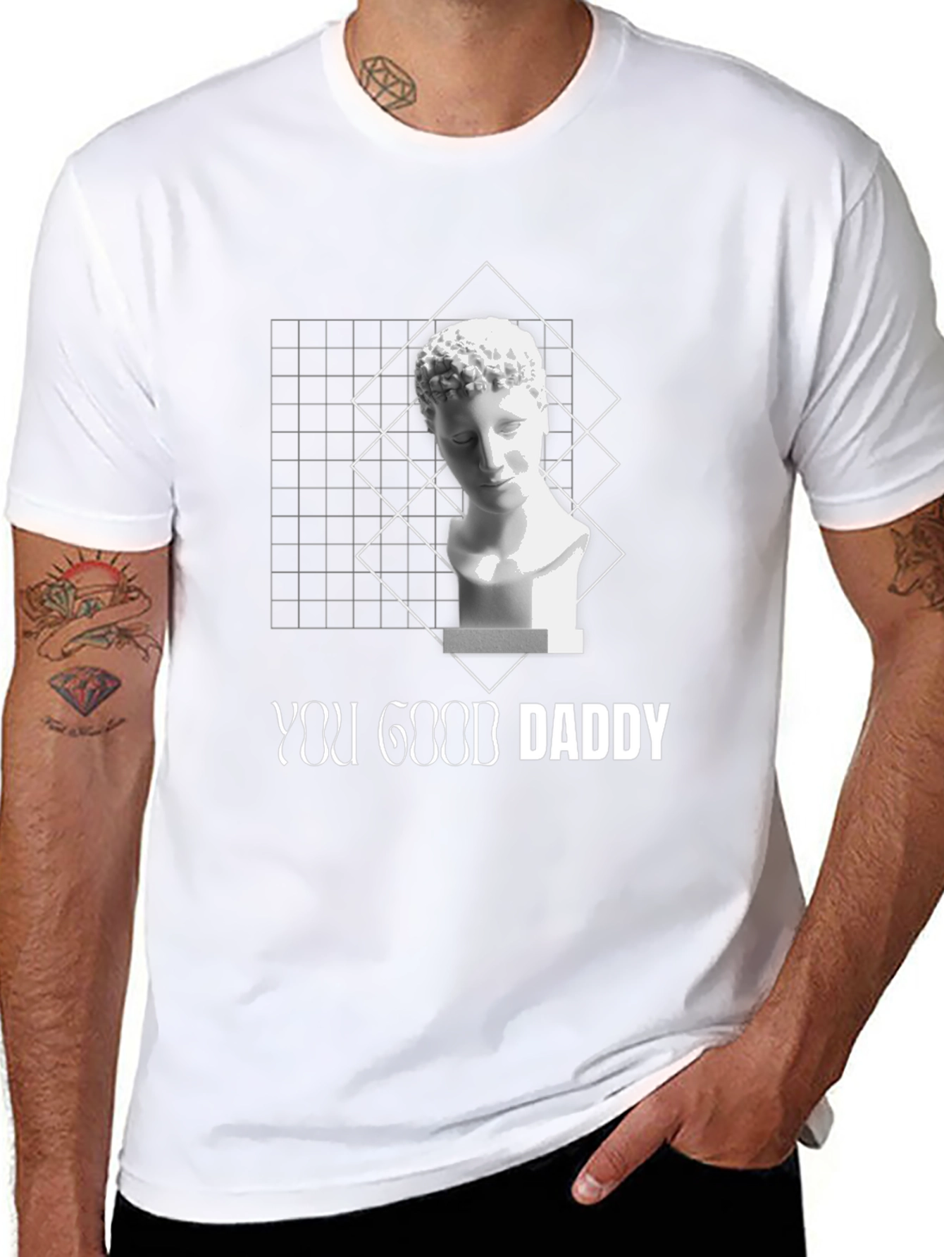 You Good Daddy T-Shirt - Aesthetic Statue Design