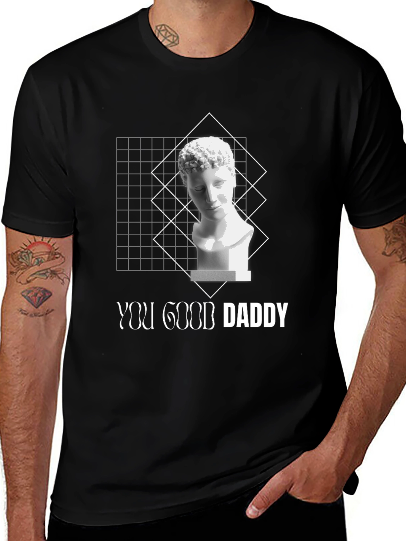 You Good Daddy T-Shirt - Aesthetic Statue Design