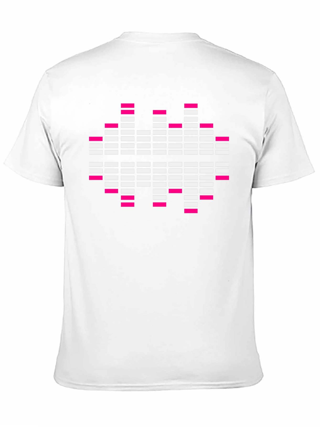 Pixelated Equalizer T-Shirt - Black Graphic Tee