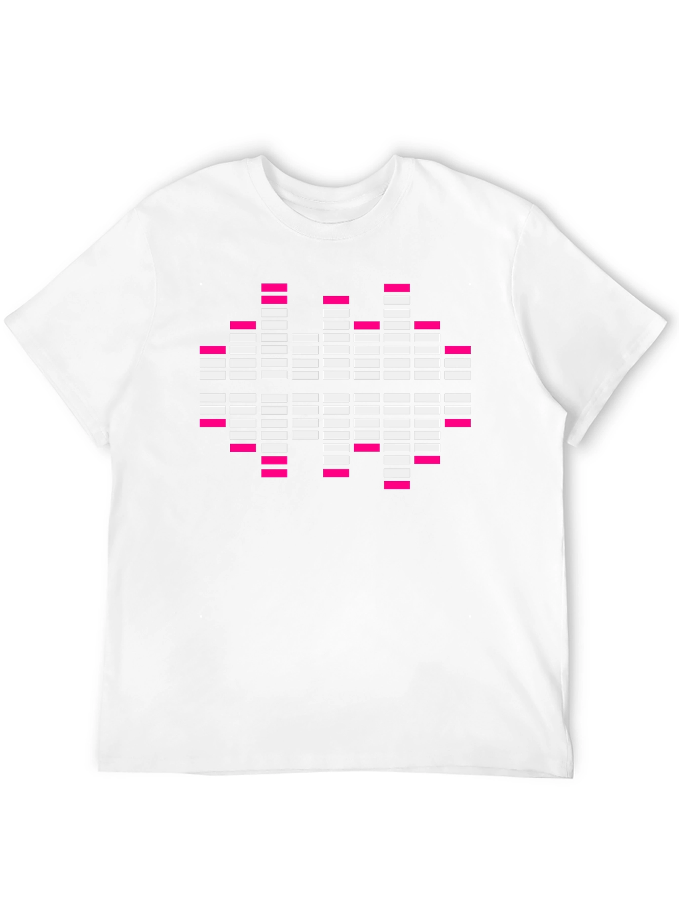 Pixelated Equalizer T-Shirt - Black Graphic Tee