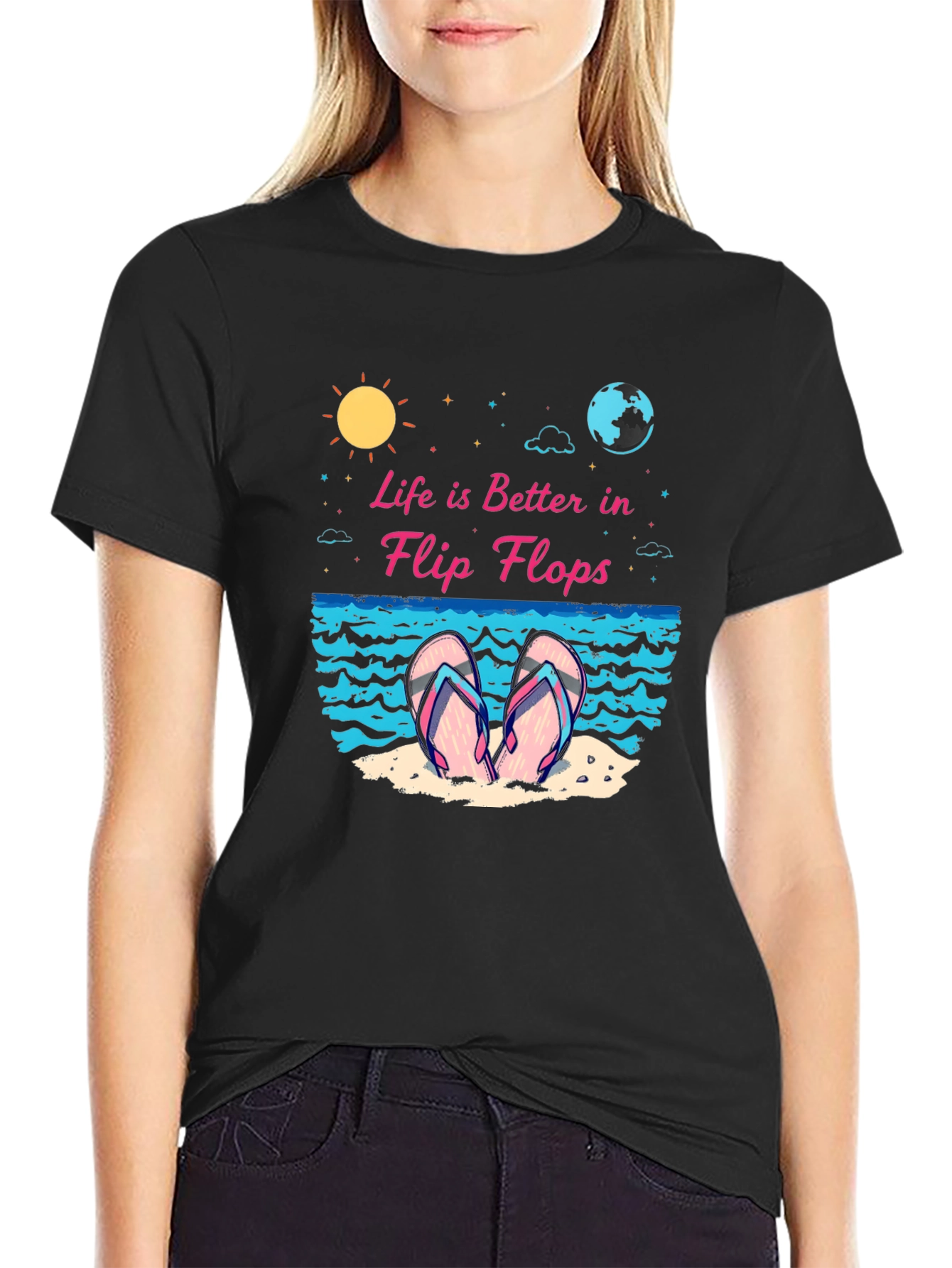 Life is Better in Flip Flops Graphic Tee