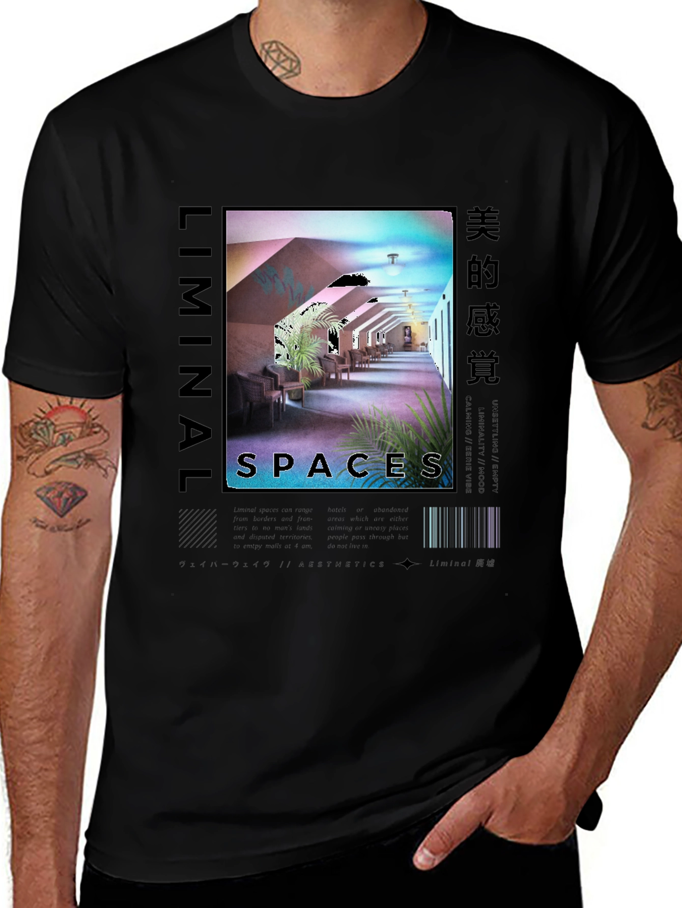 Liminal Spaces Graphic Tee - Modern Aesthetic