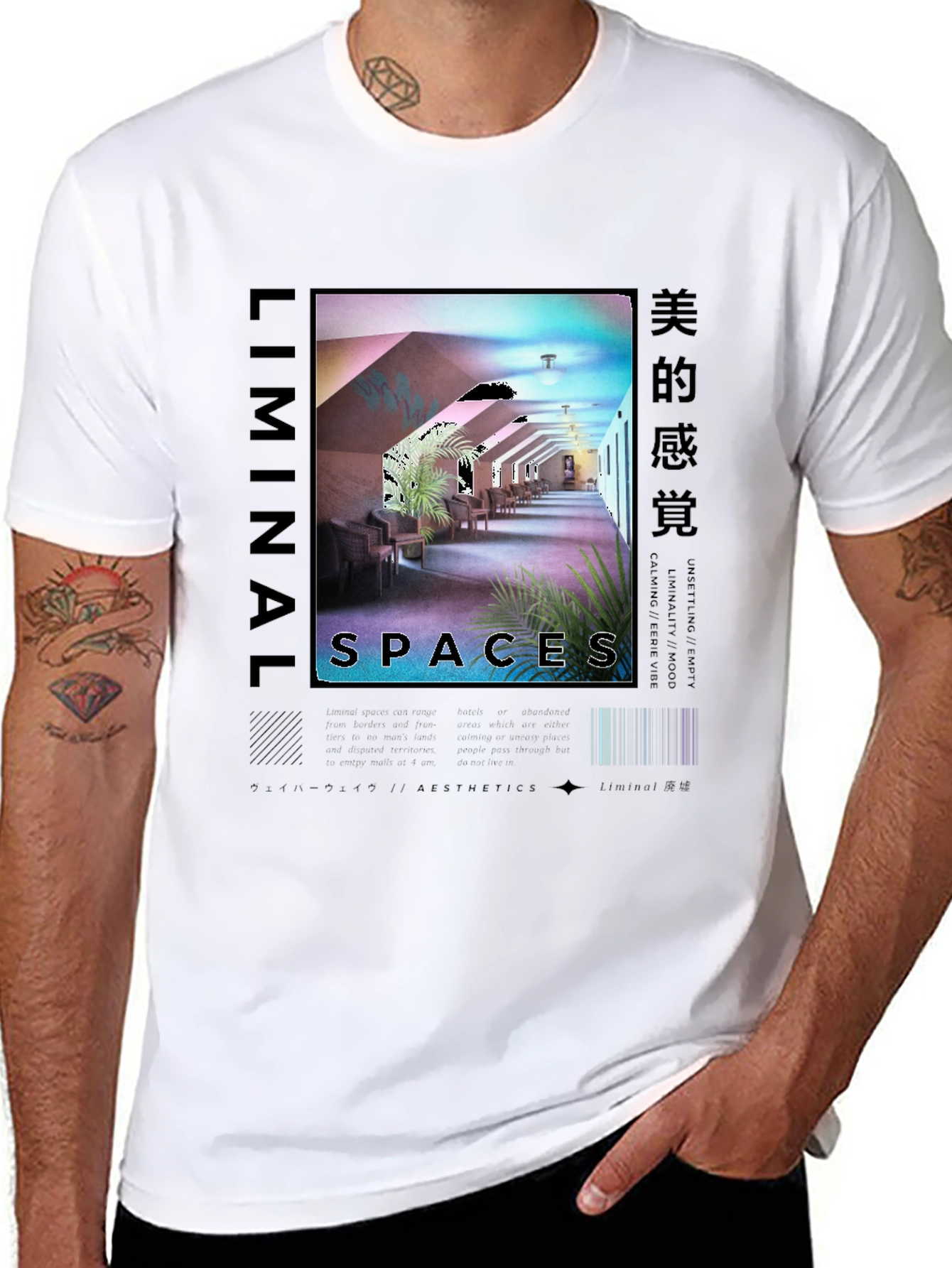 Liminal Spaces Graphic Tee - Modern Aesthetic