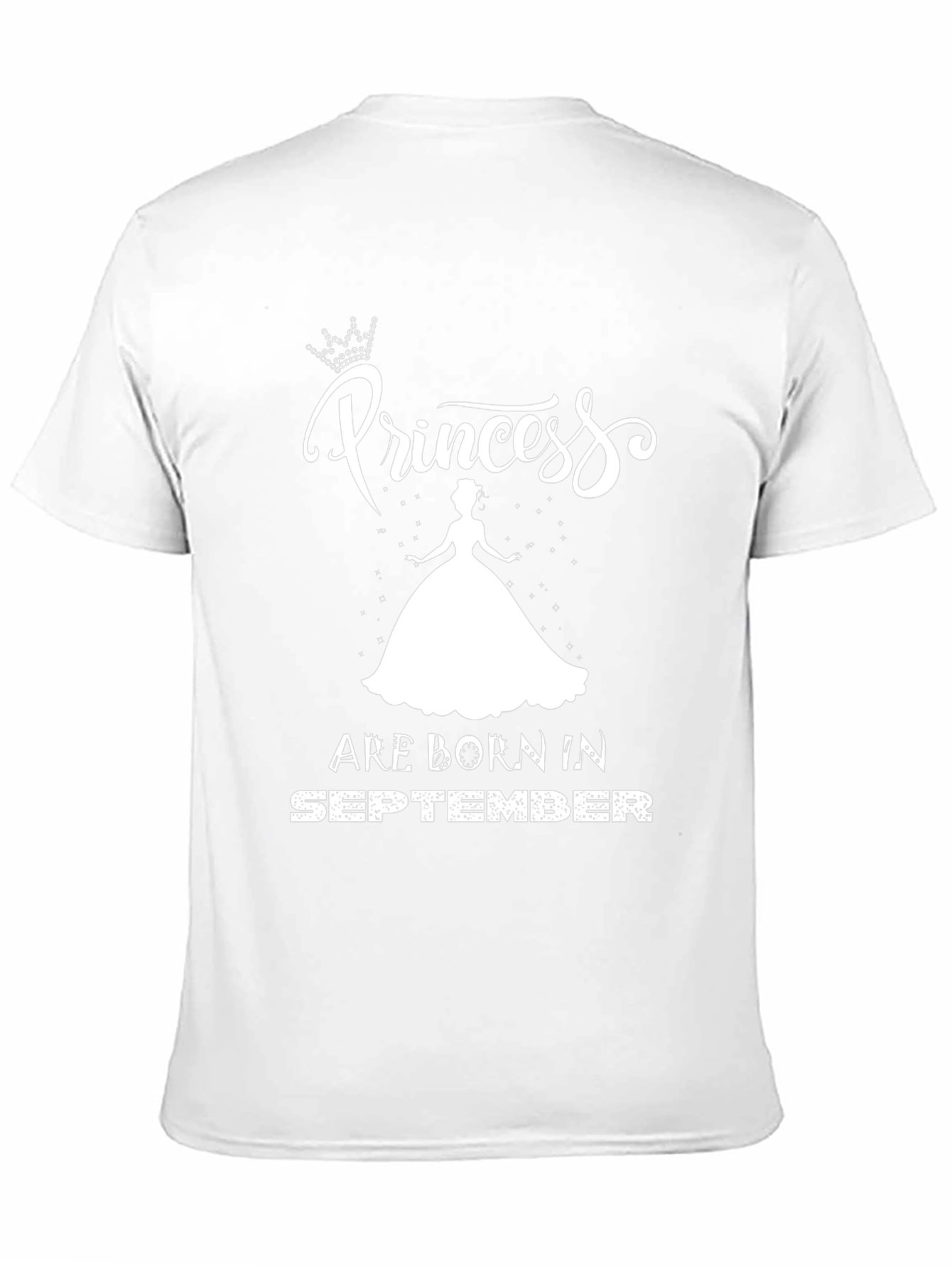 Princess Born in September Black T-Shirt