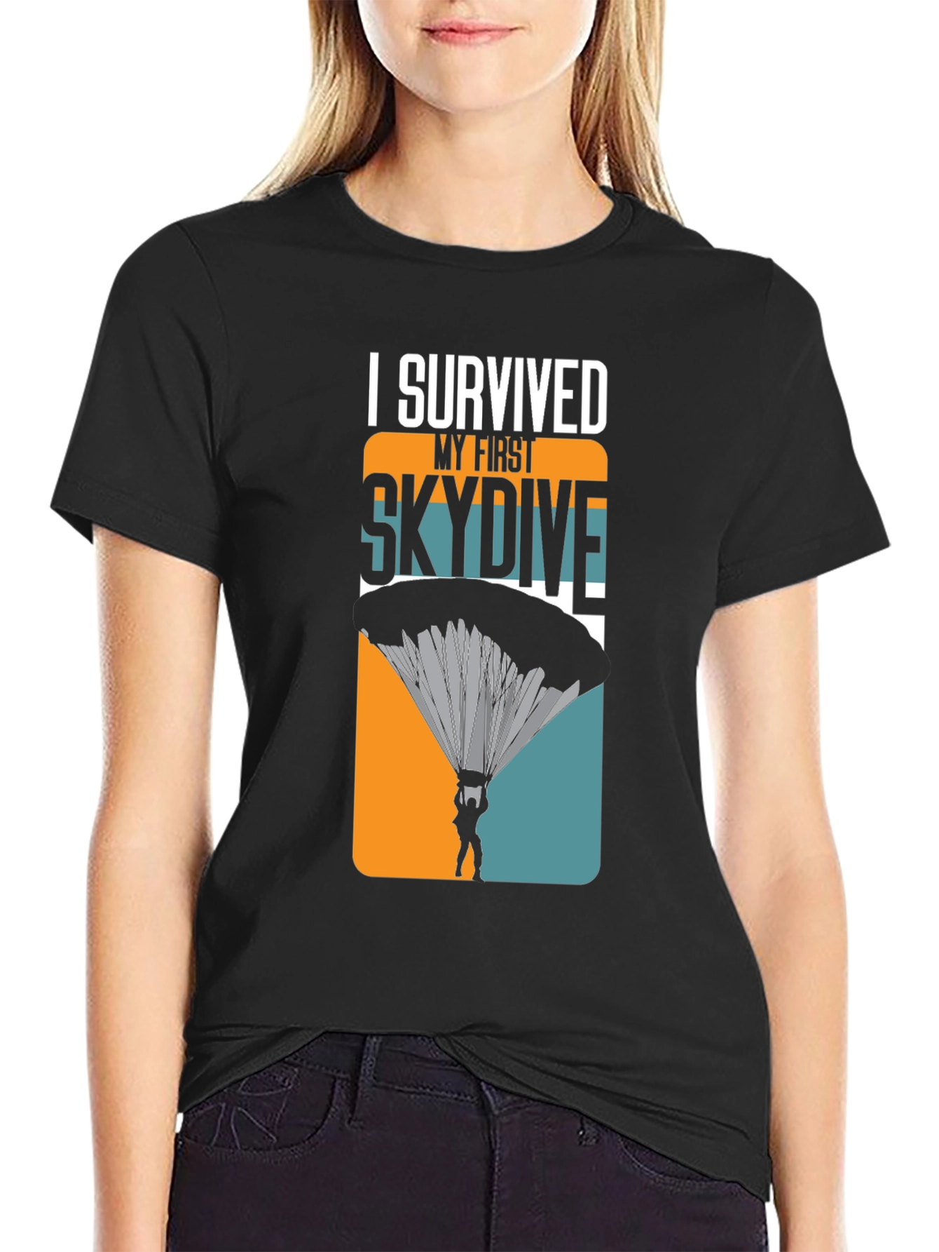 I Survived My First Skydive Graphic T-Shirt