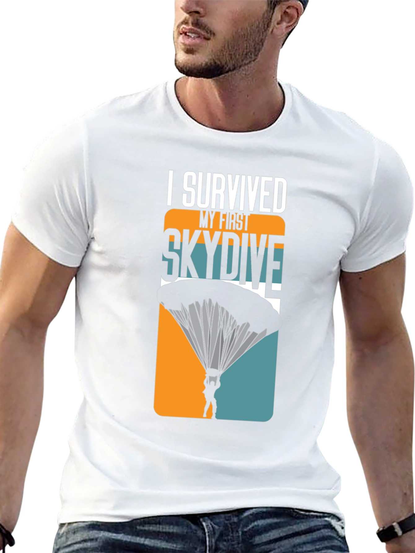 I Survived My First Skydive Graphic T-Shirt