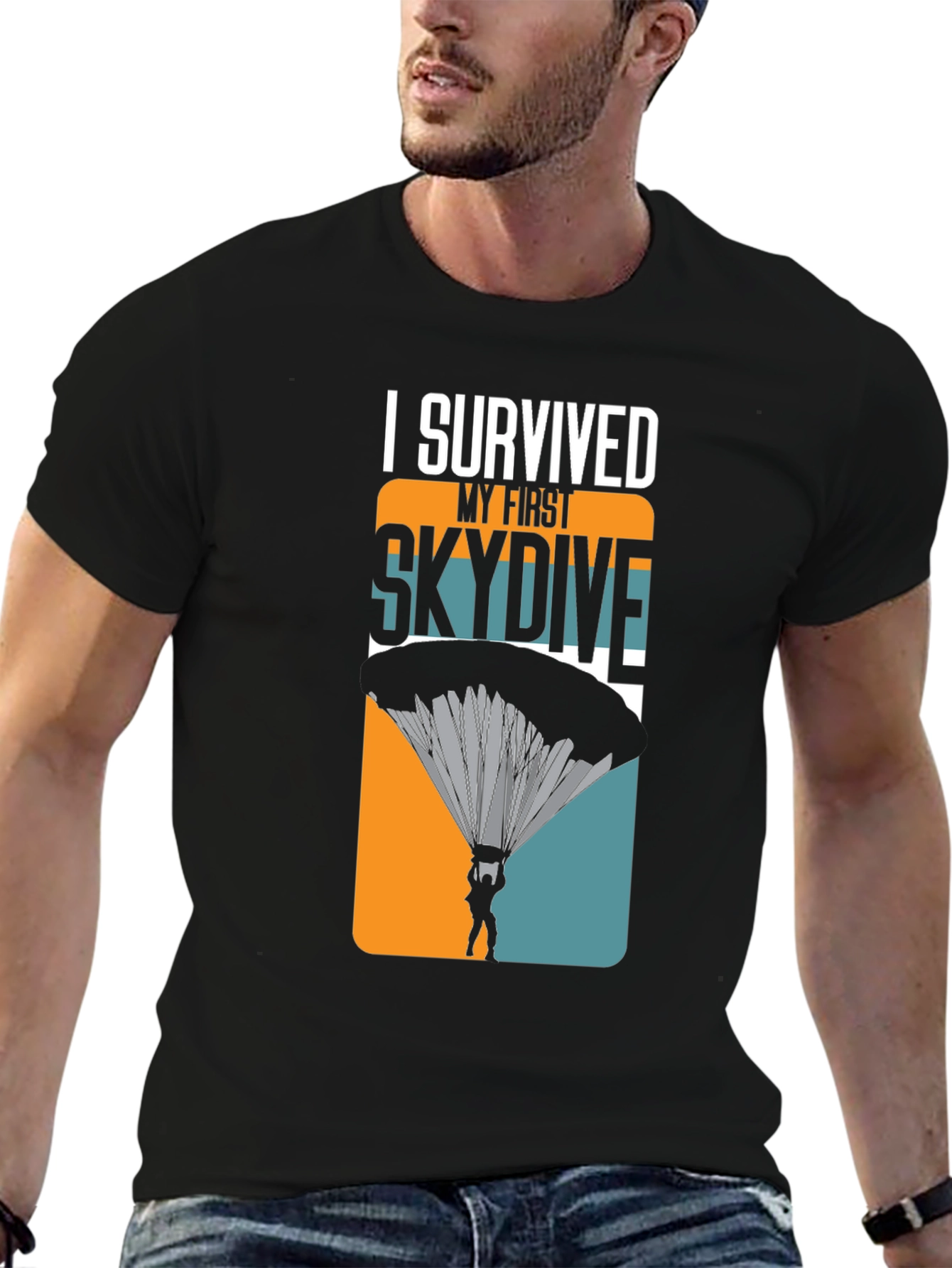 I Survived My First Skydive Graphic T-Shirt