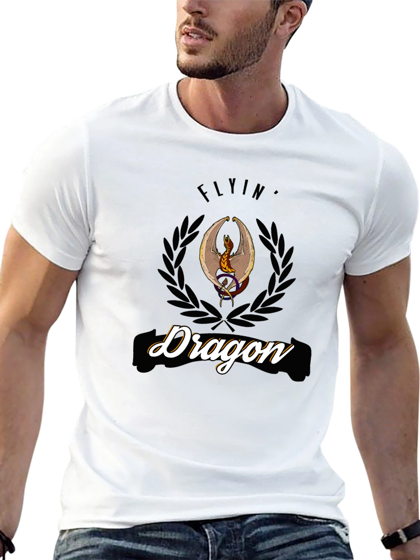 Flyin Dragon Graphic T-Shirt