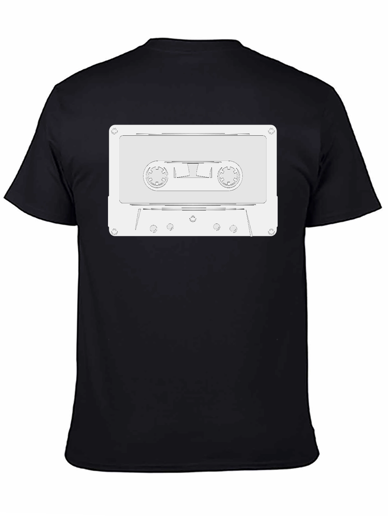Retro Cassette Tape Graphic T-Shirt - Classic Style