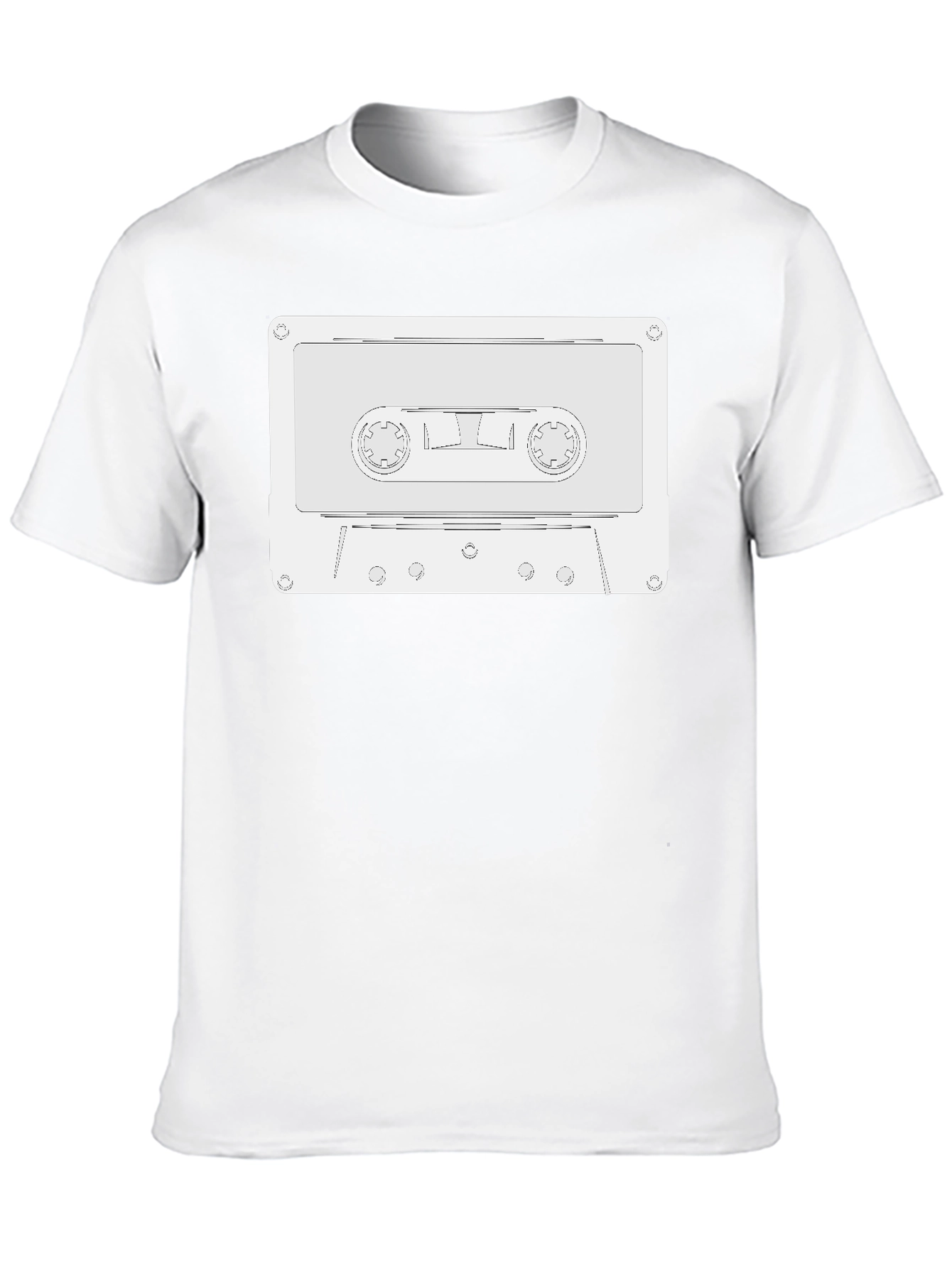 Retro Cassette Tape Graphic T-Shirt - Classic Style