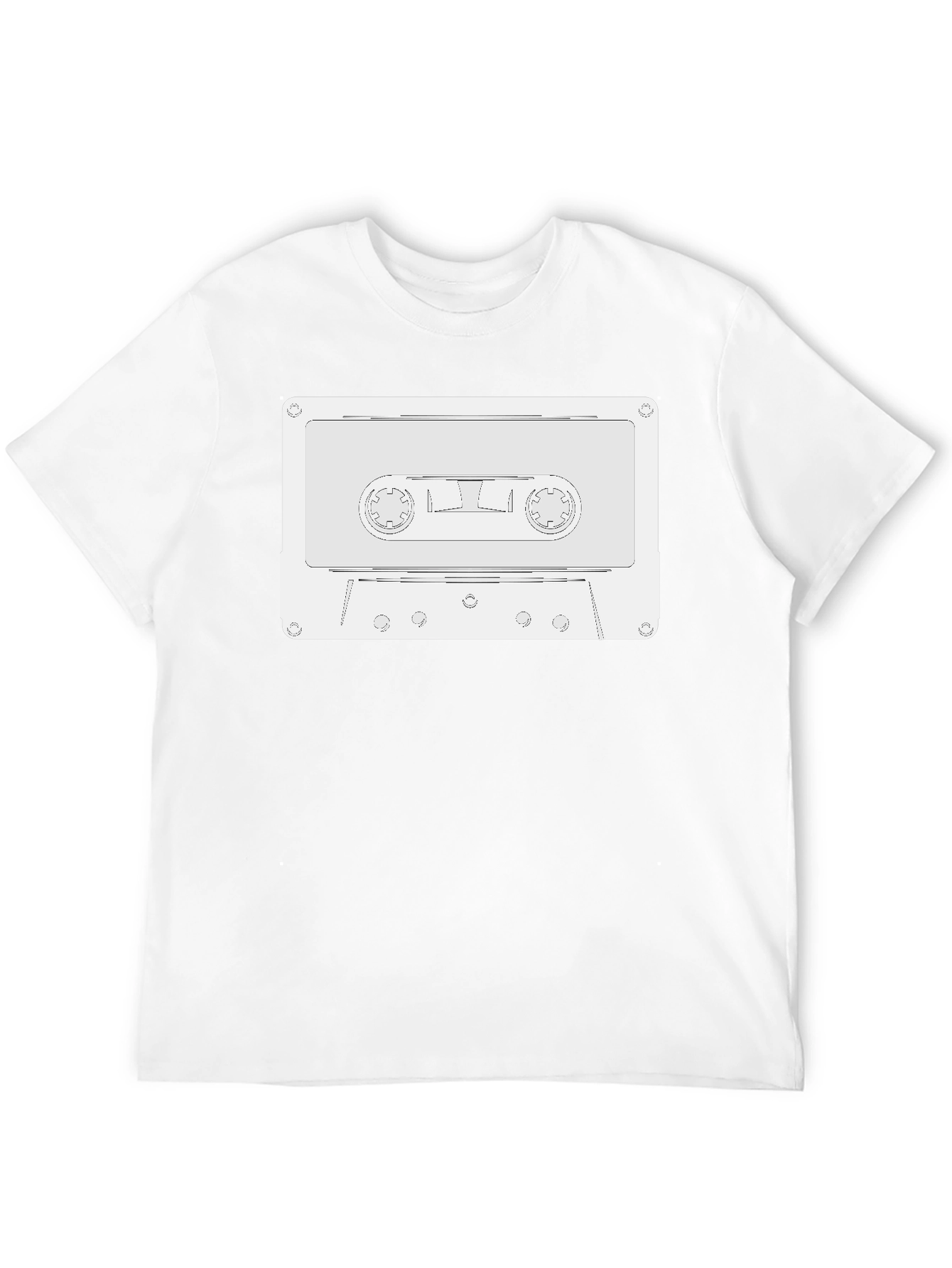 Retro Cassette Tape Graphic T-Shirt - Classic Style