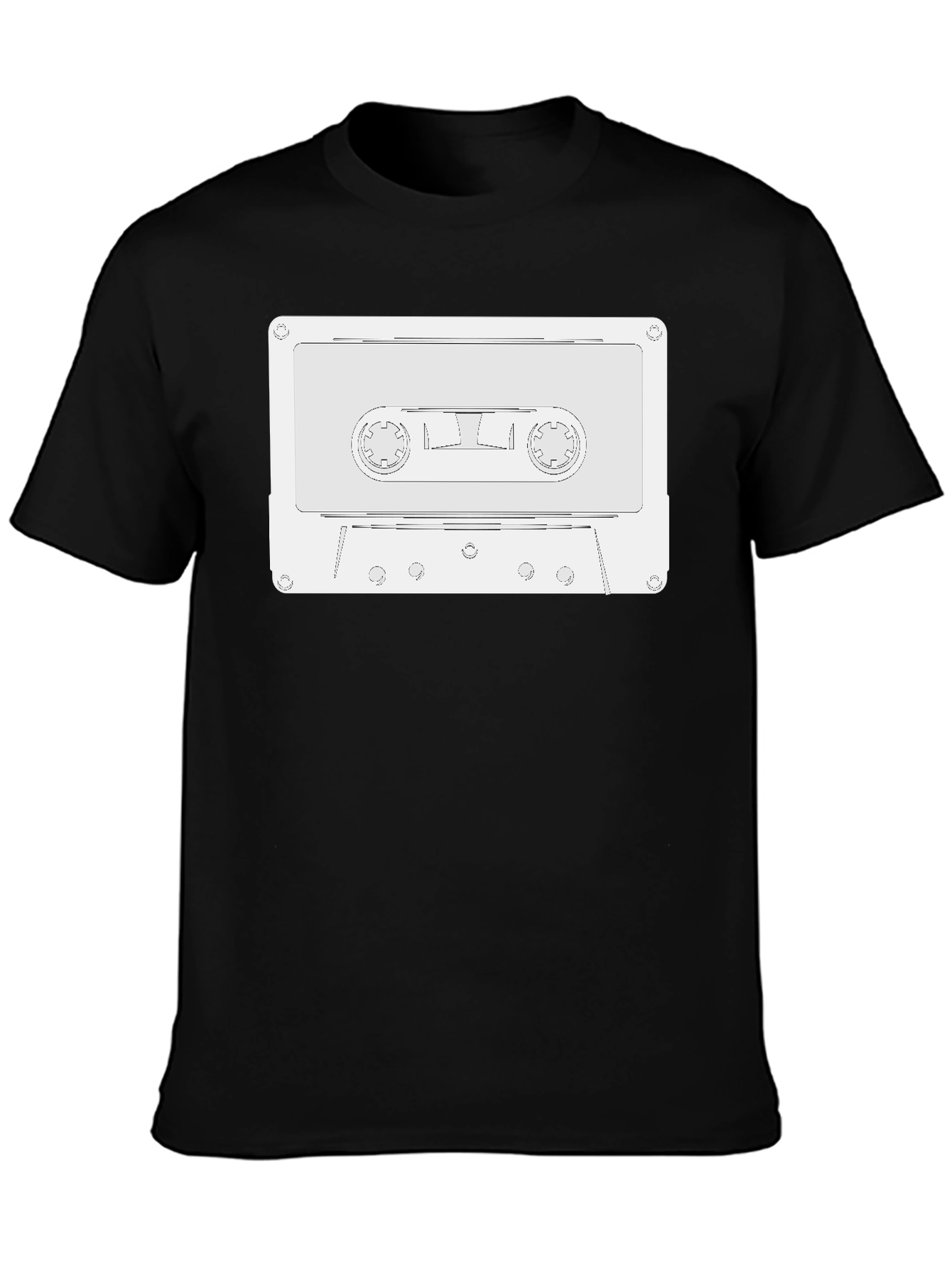 Retro Cassette Tape Graphic T-Shirt - Classic Style