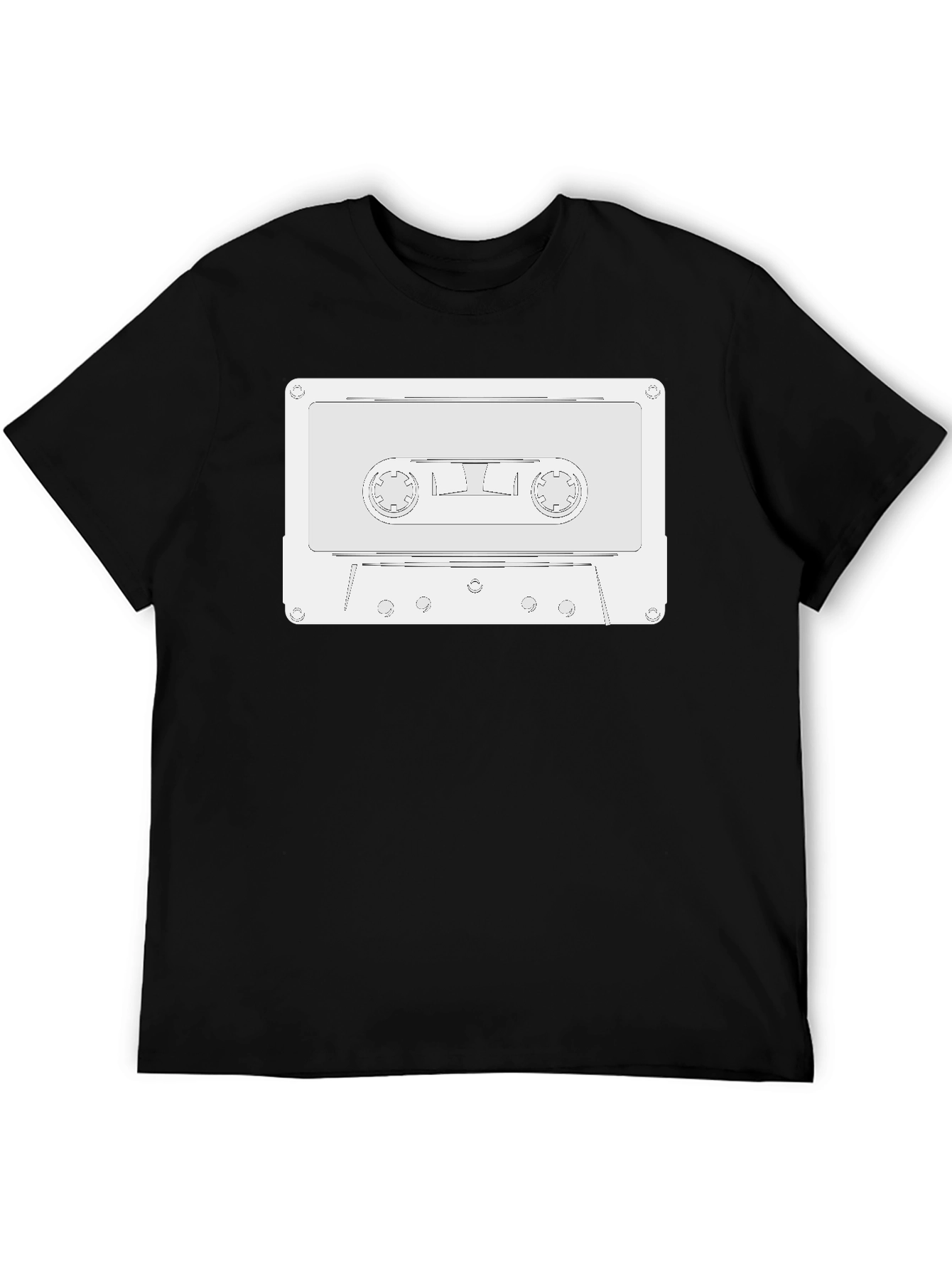 Retro Cassette Tape Graphic T-Shirt - Classic Style