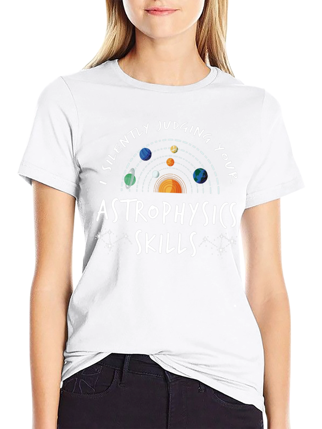 I Silently Judging Astrophysics Skills T-Shirt