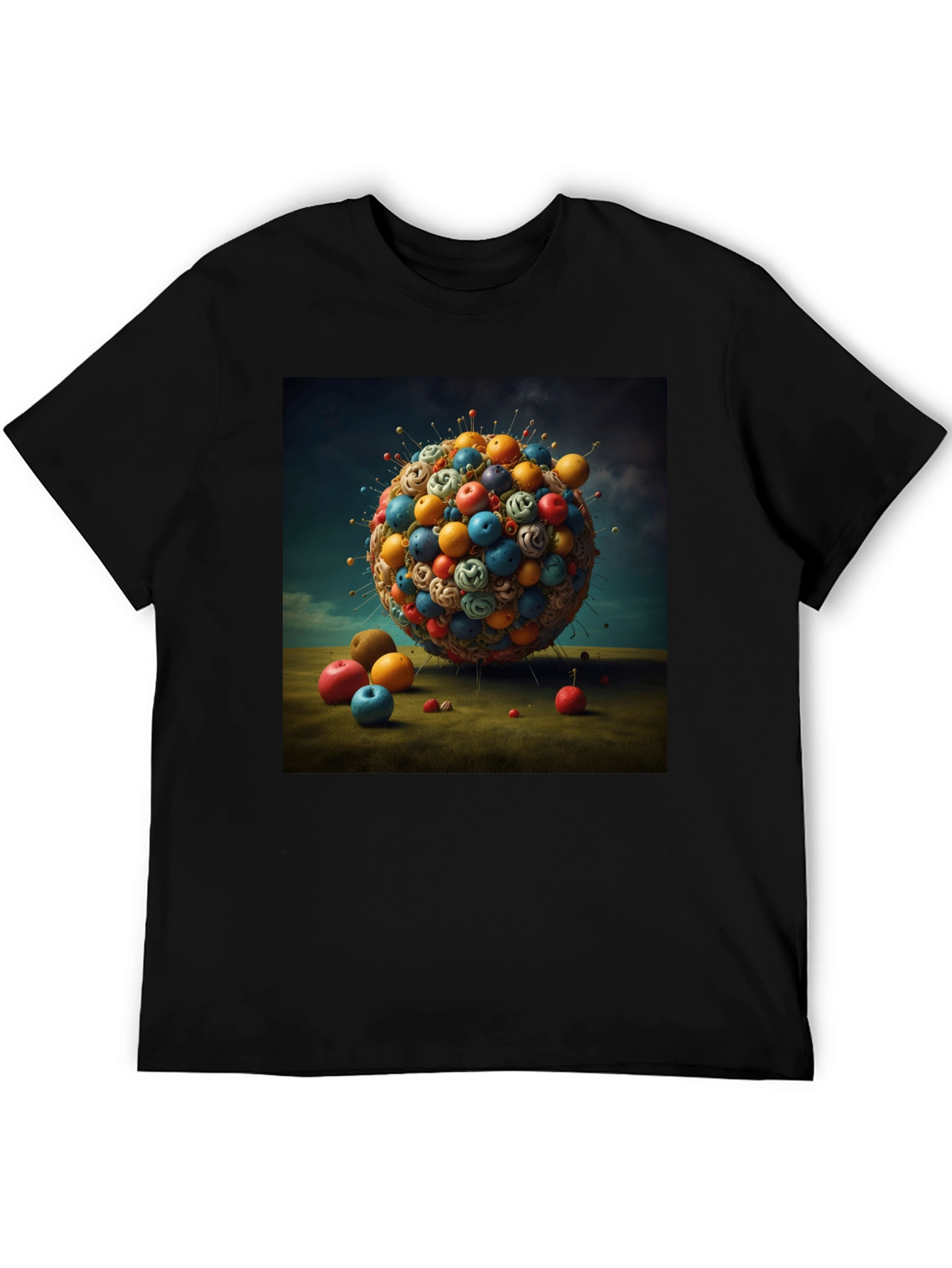 Sphere Design Black T-Shirt
