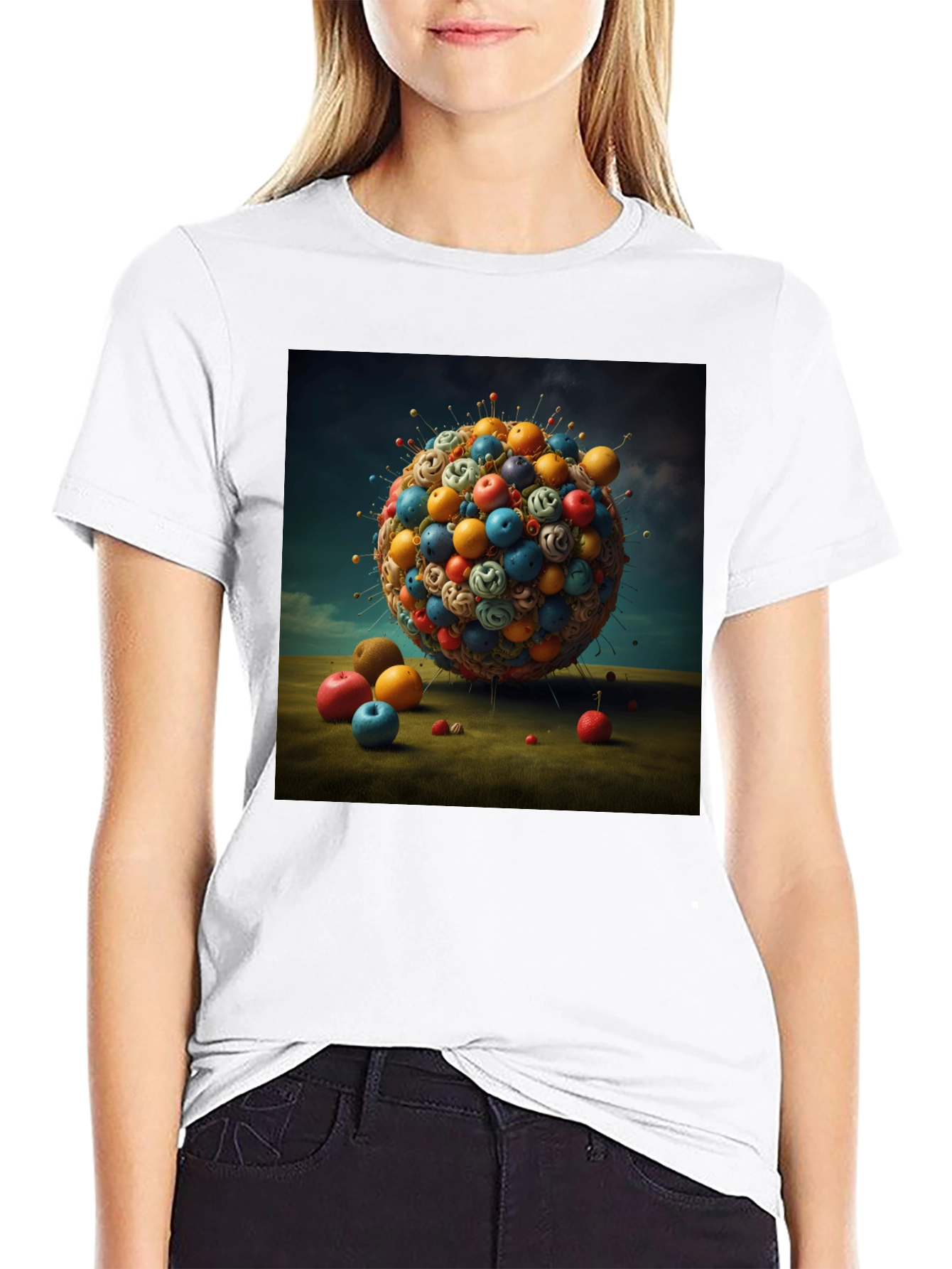 Sphere Design Black T-Shirt