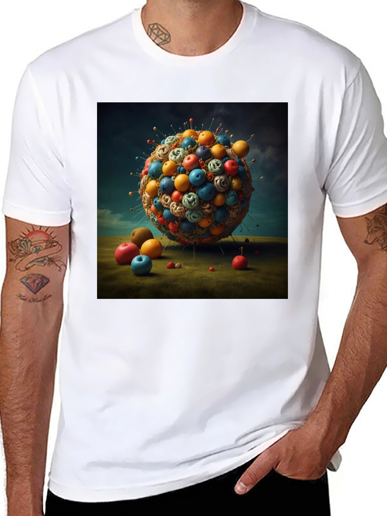 Sphere Design Black T-Shirt