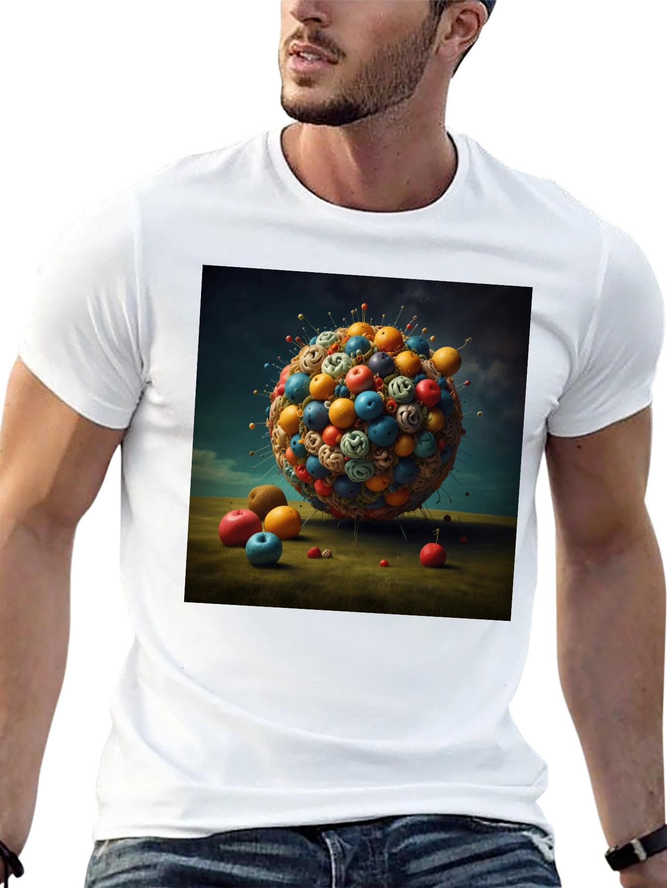 Sphere Design Black T-Shirt