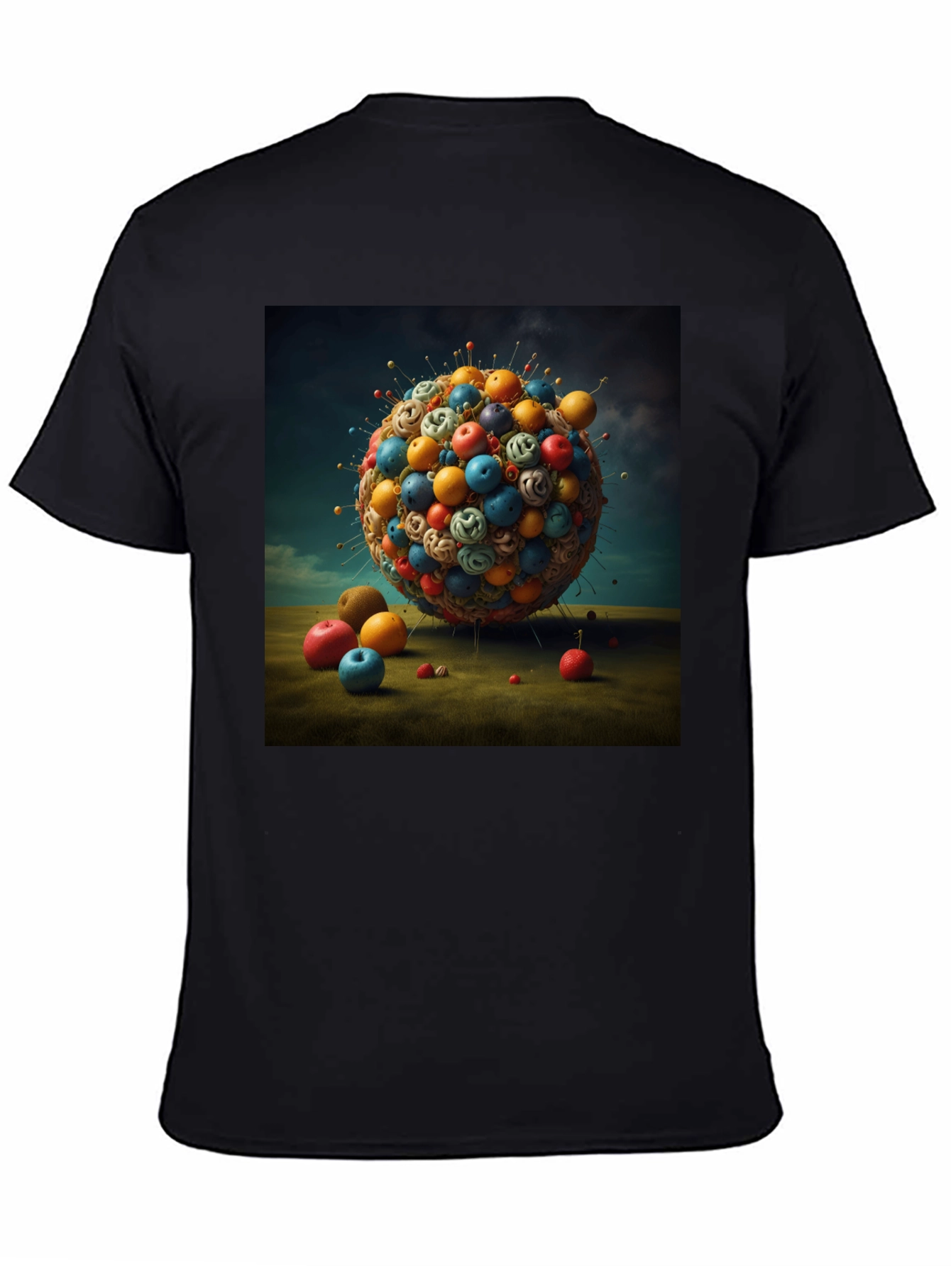 Sphere Design Black T-Shirt