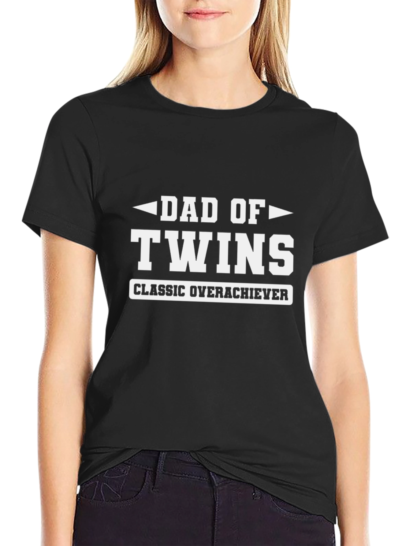 Dad of Twins Classic Overachiever T-Shirt