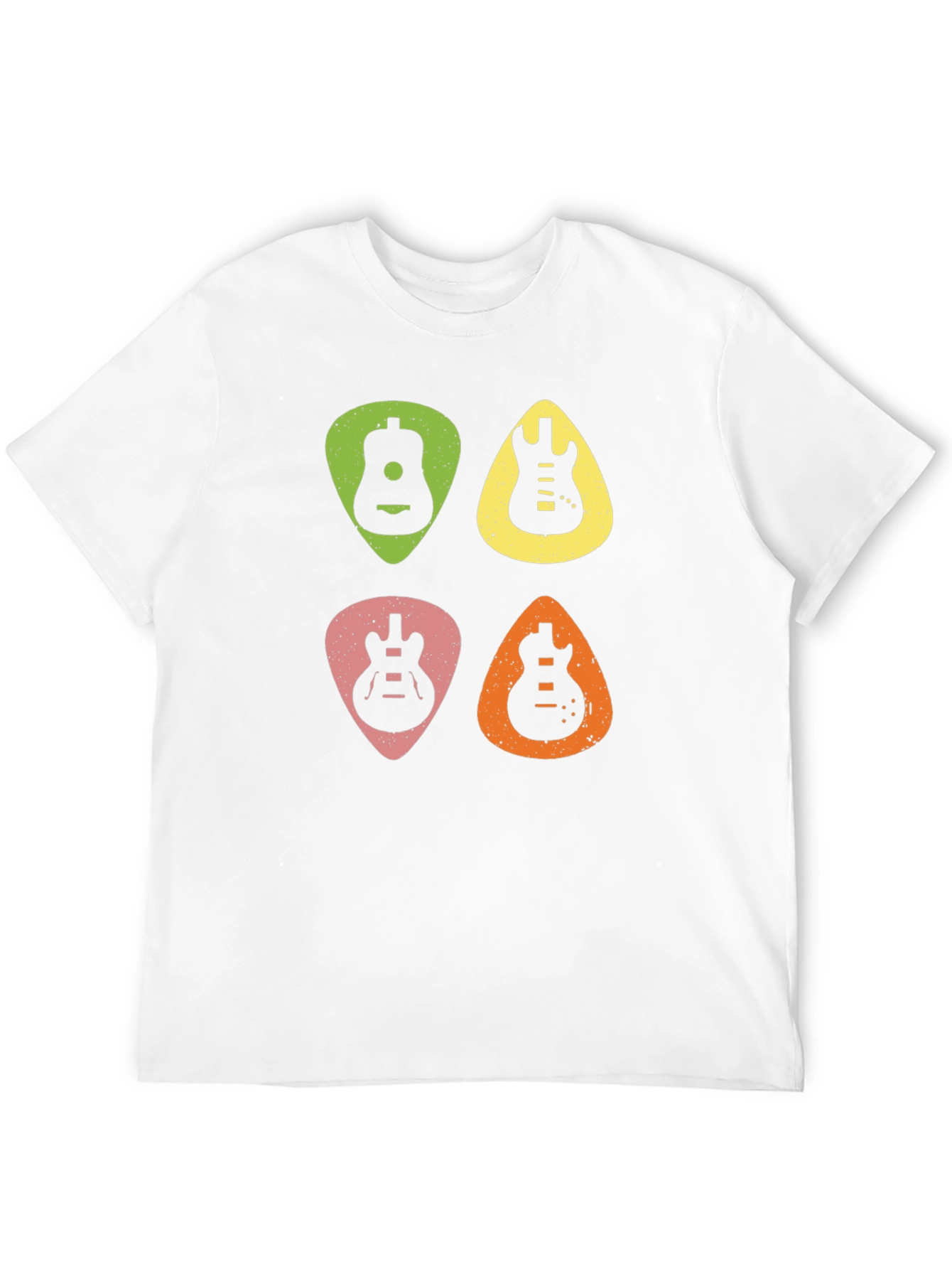 Guitar Pick Art Graphic Tee