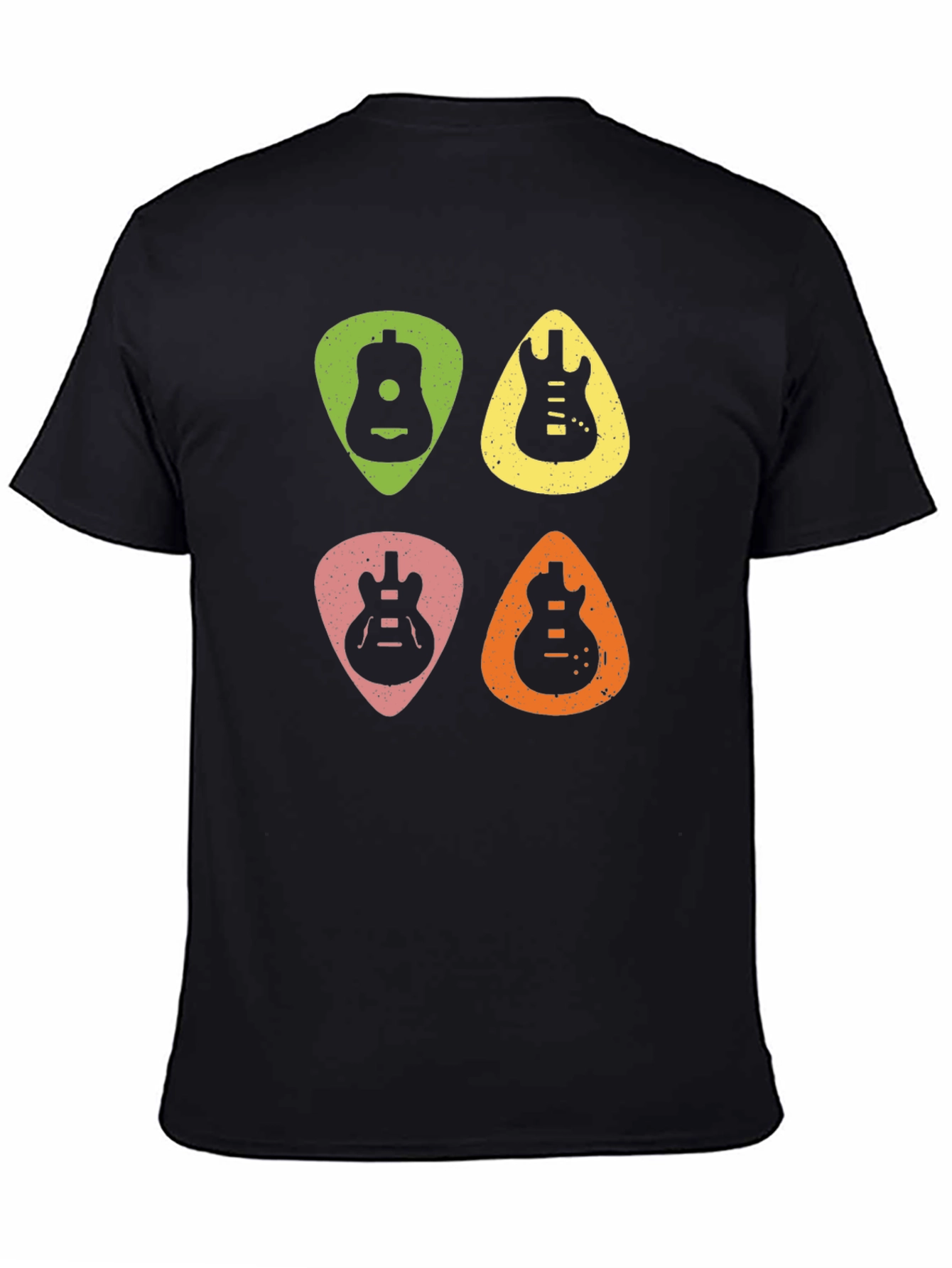 Guitar Pick Art Graphic Tee