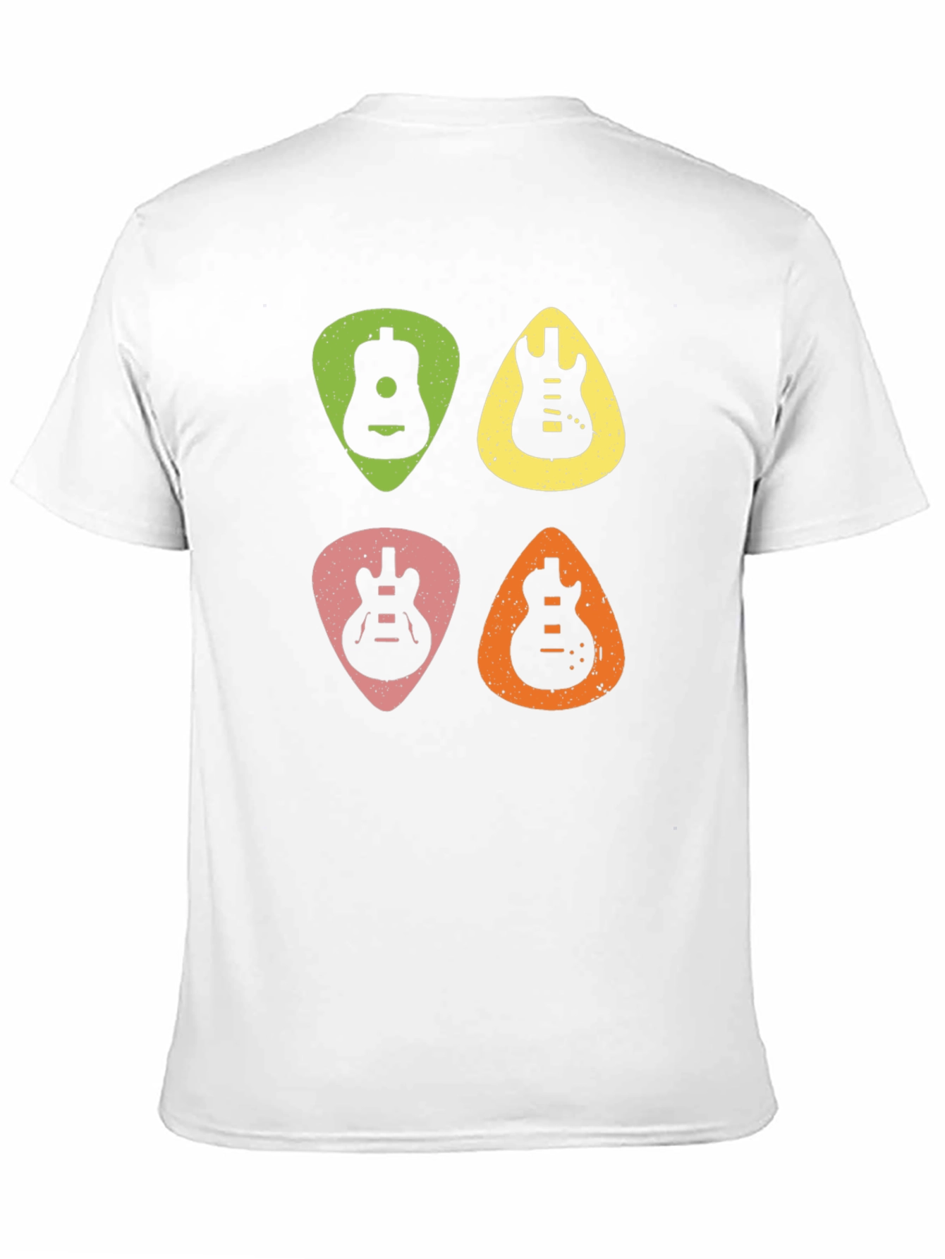 Guitar Pick Art Graphic Tee