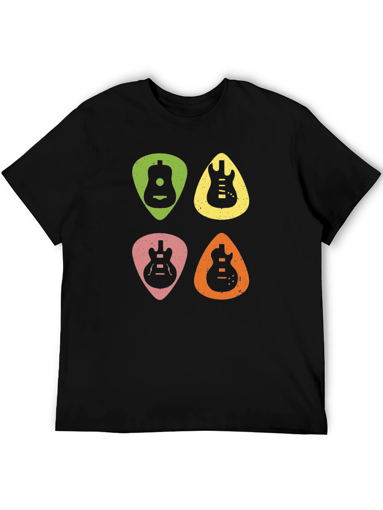 Guitar Pick Art Graphic Tee
