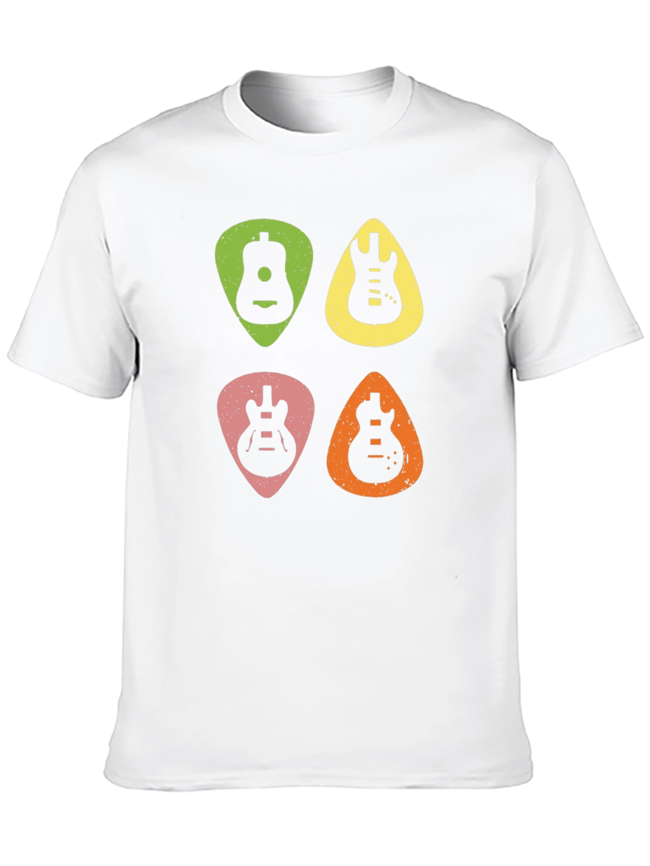 Guitar Pick Art Graphic Tee