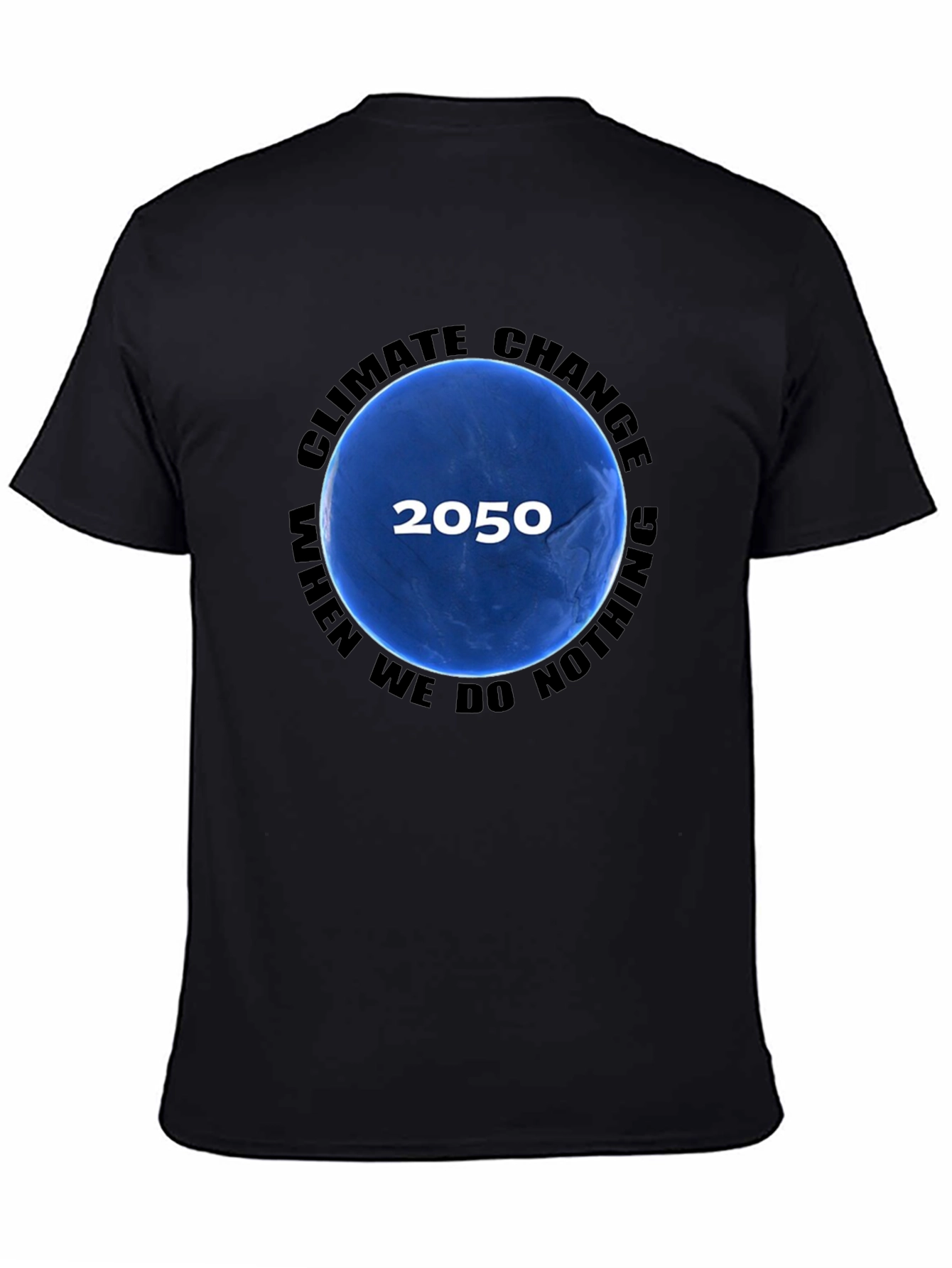 Climate Change 2050 Graphic T-Shirt - Black