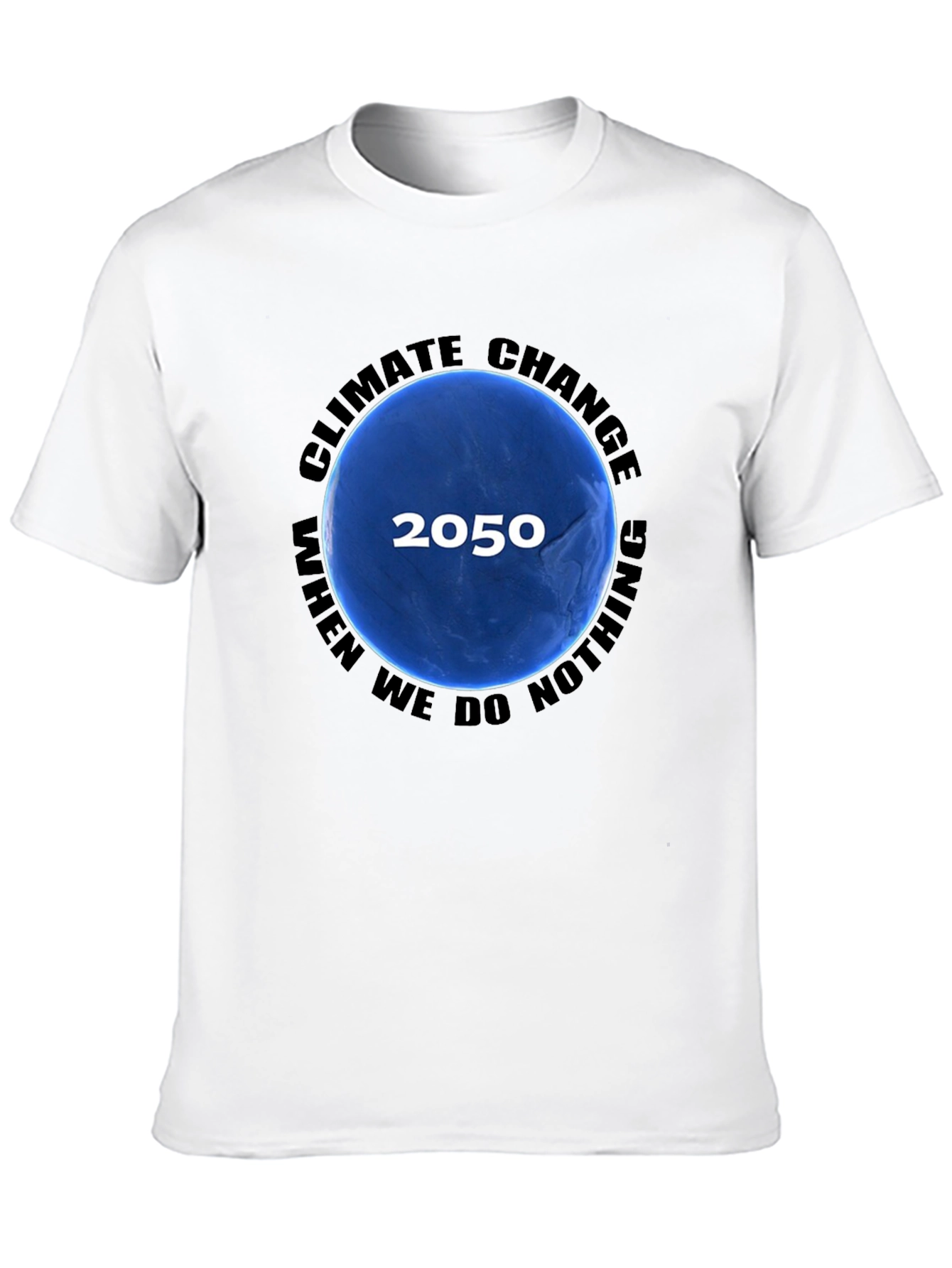 Climate Change 2050 Graphic T-Shirt - Black