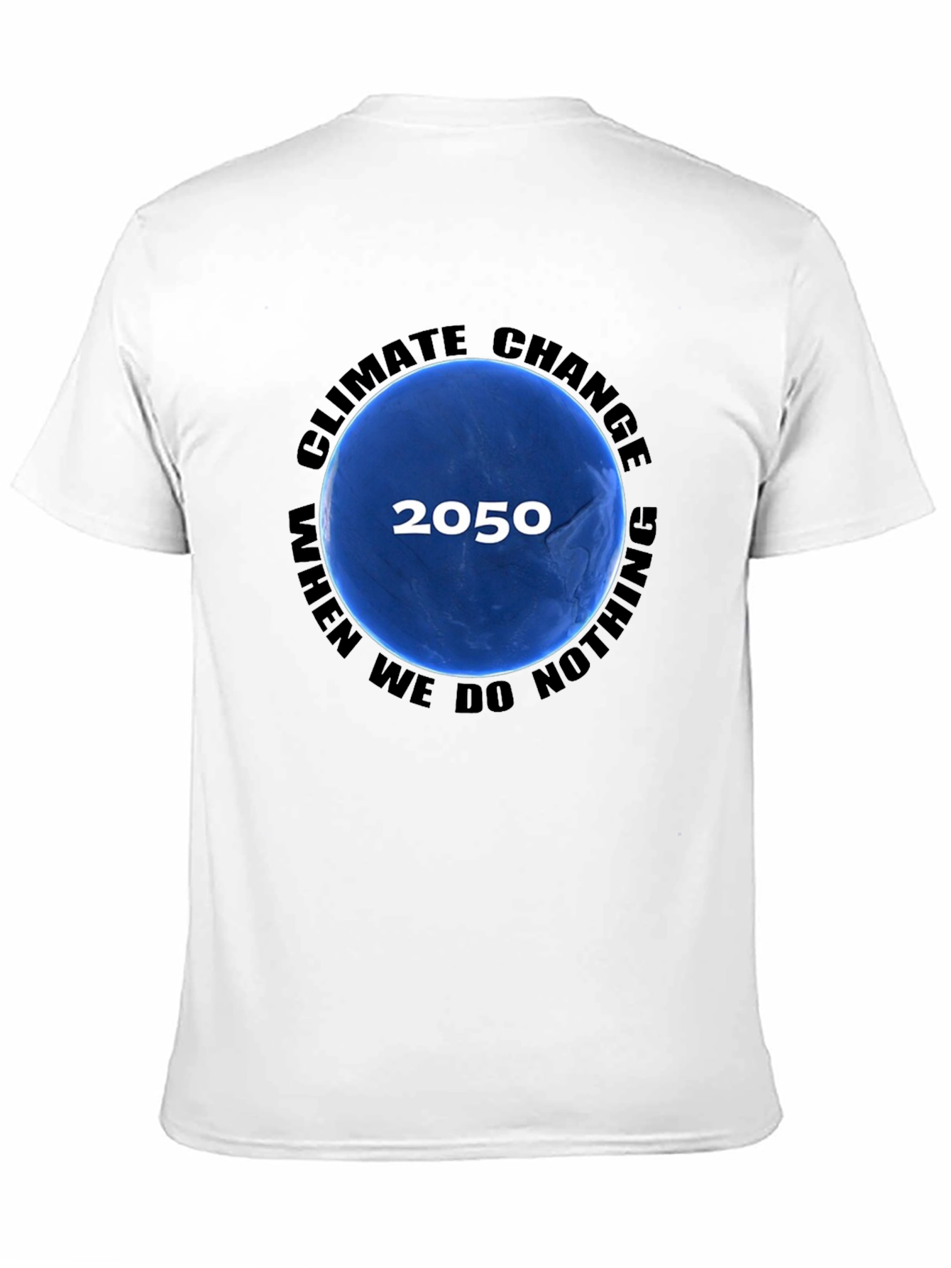Climate Change 2050 Graphic T-Shirt - Black