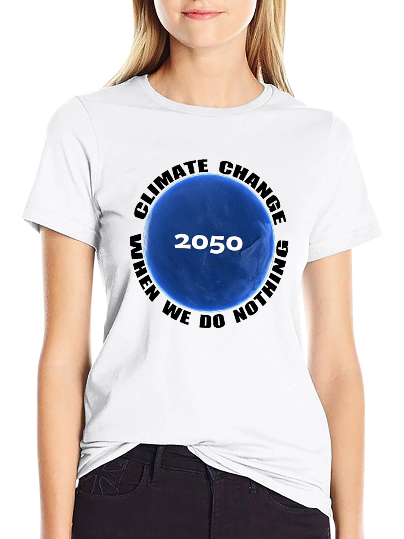 Climate Change 2050 Graphic T-Shirt - Black
