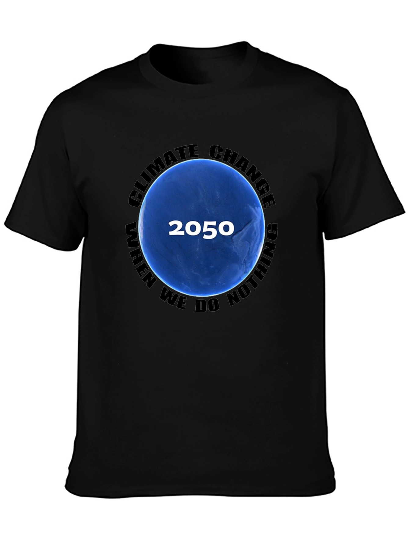 Climate Change 2050 Graphic T-Shirt - Black