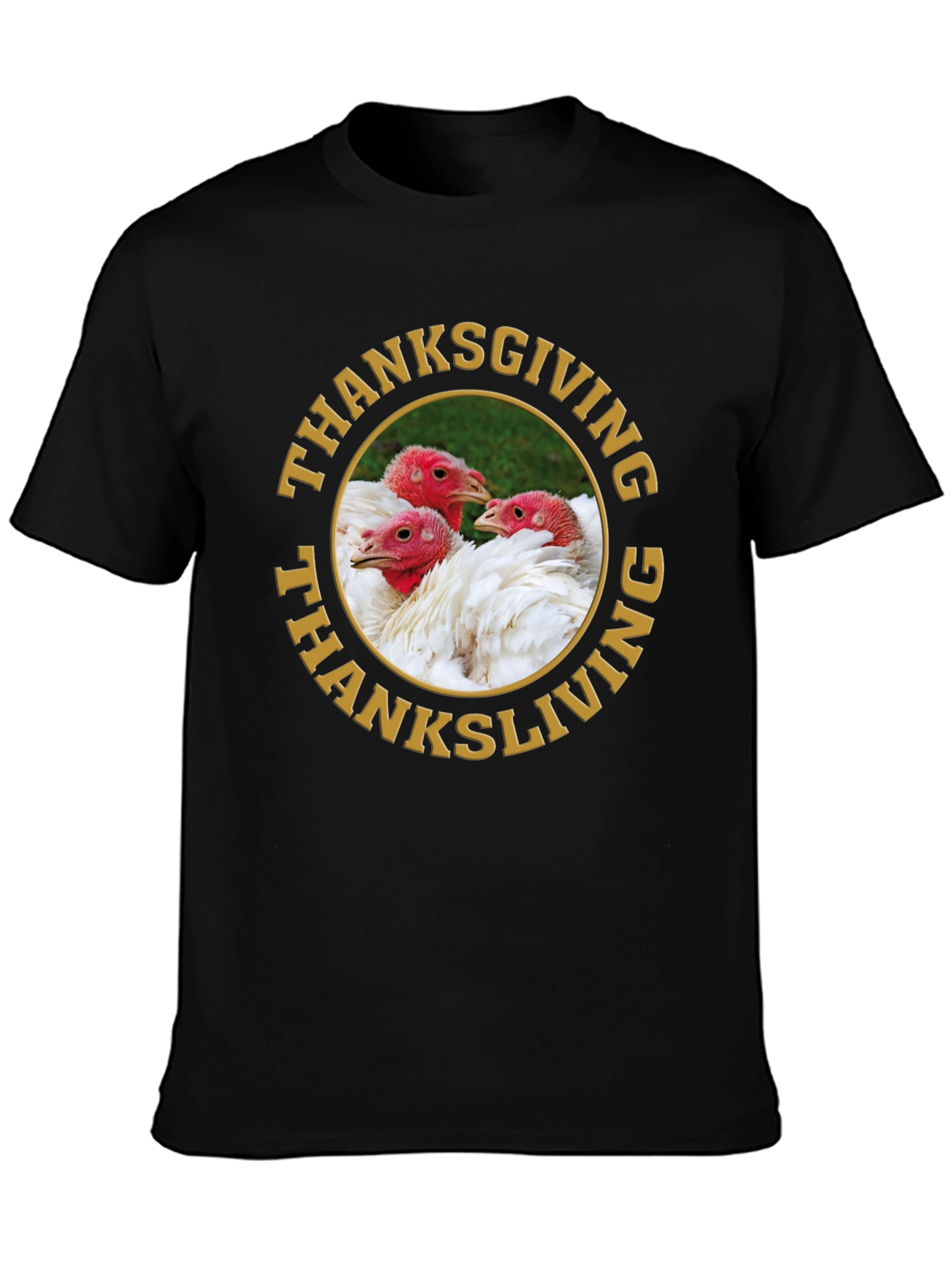 Thanksgiving Turkey Graphic T-Shirt