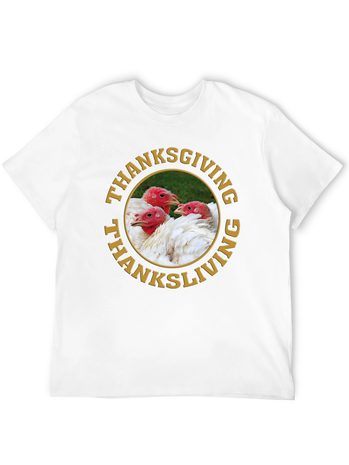 Thanksgiving Turkey Graphic T-Shirt
