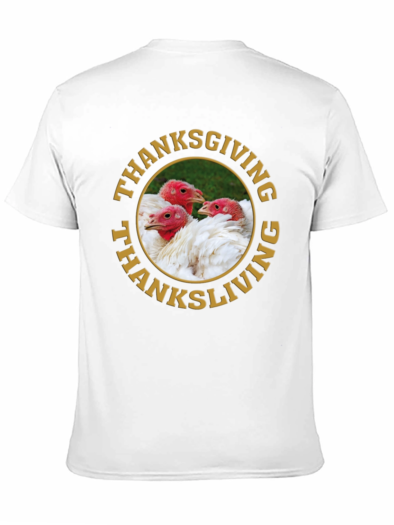 Thanksgiving Turkey Graphic T-Shirt