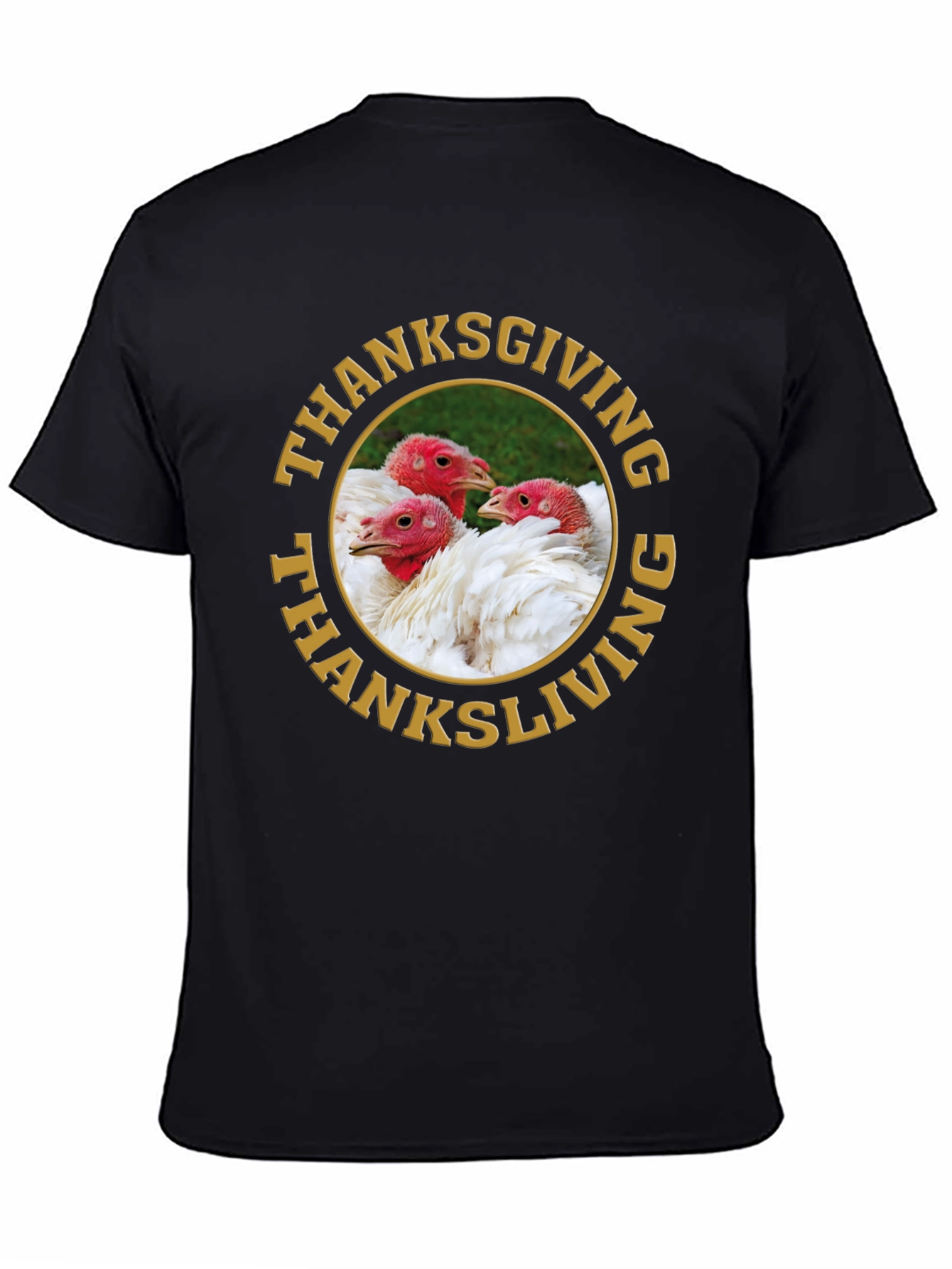 Thanksgiving Turkey Graphic T-Shirt