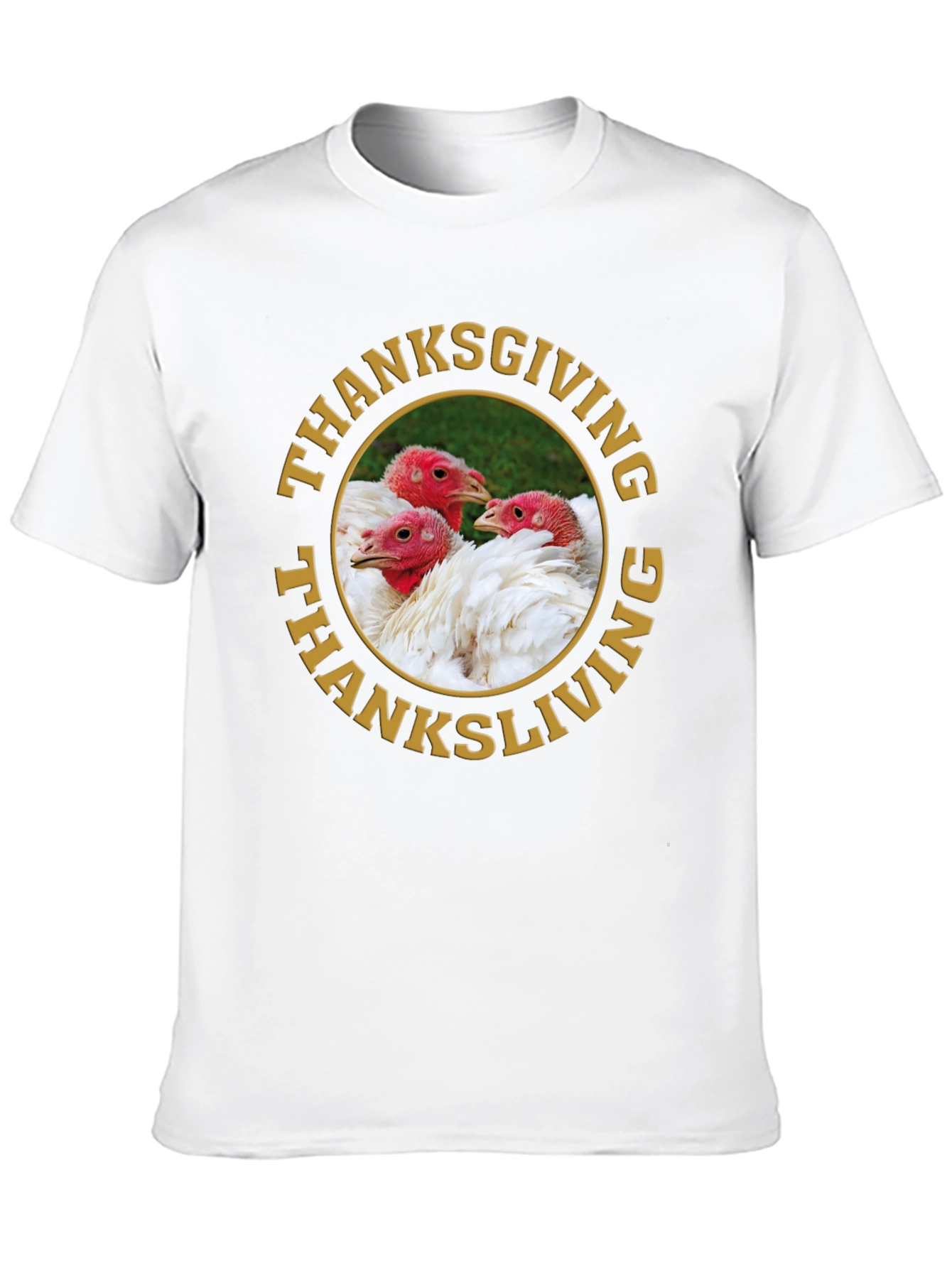 Thanksgiving Turkey Graphic T-Shirt