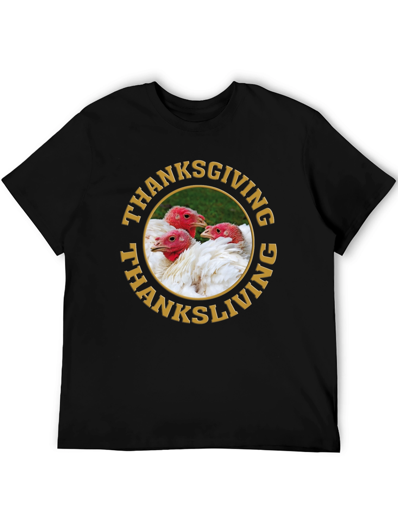 Thanksgiving Turkey Graphic T-Shirt