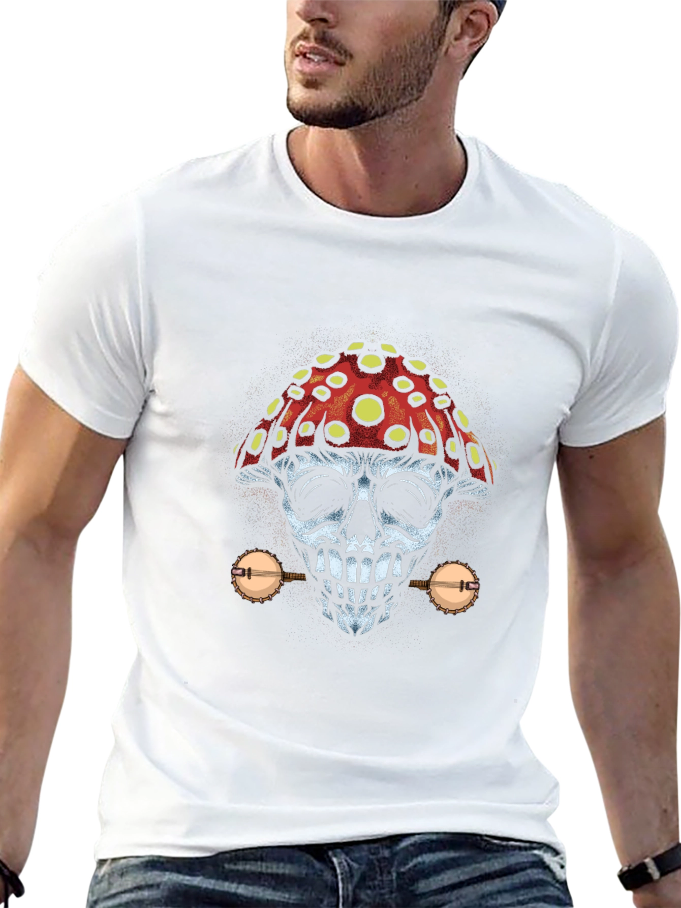 Mushroom Skull T-Shirt - Banjo