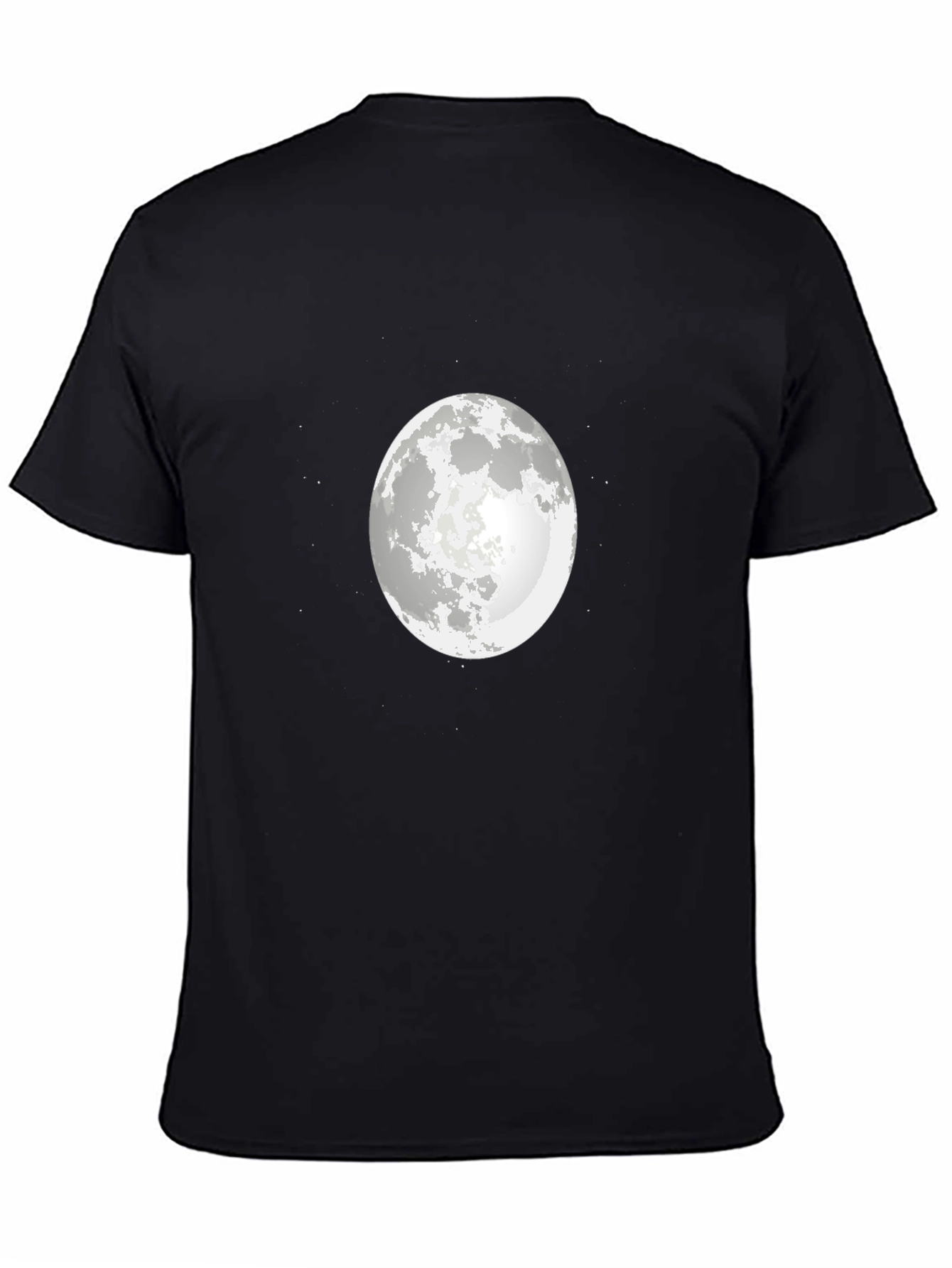 Moon Graphic Black T-Shirt