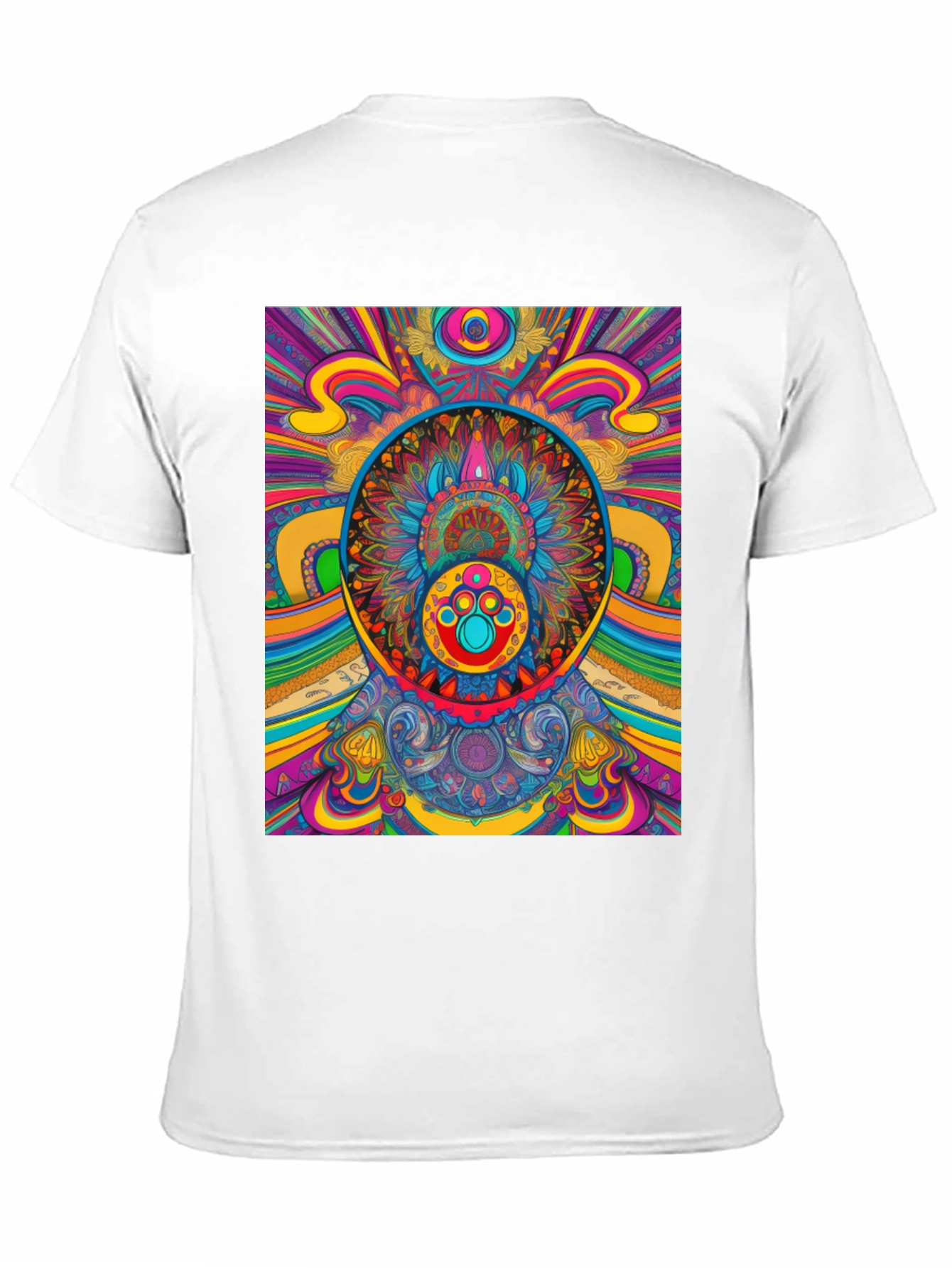 Psychedelic Mandala T-Shirt - Vibrant Graphic Tee