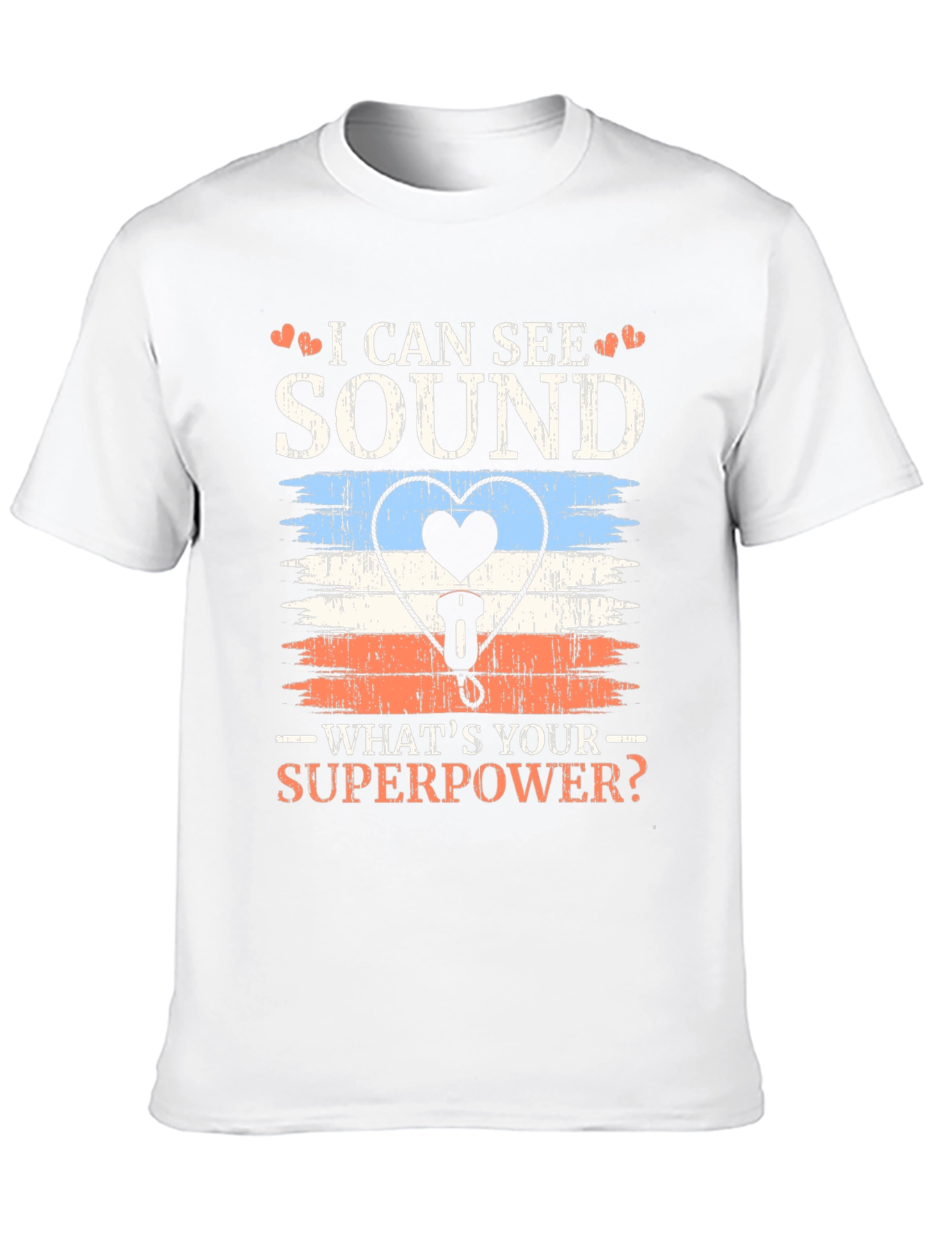 I Can See Sound Superpower Graphic Tee