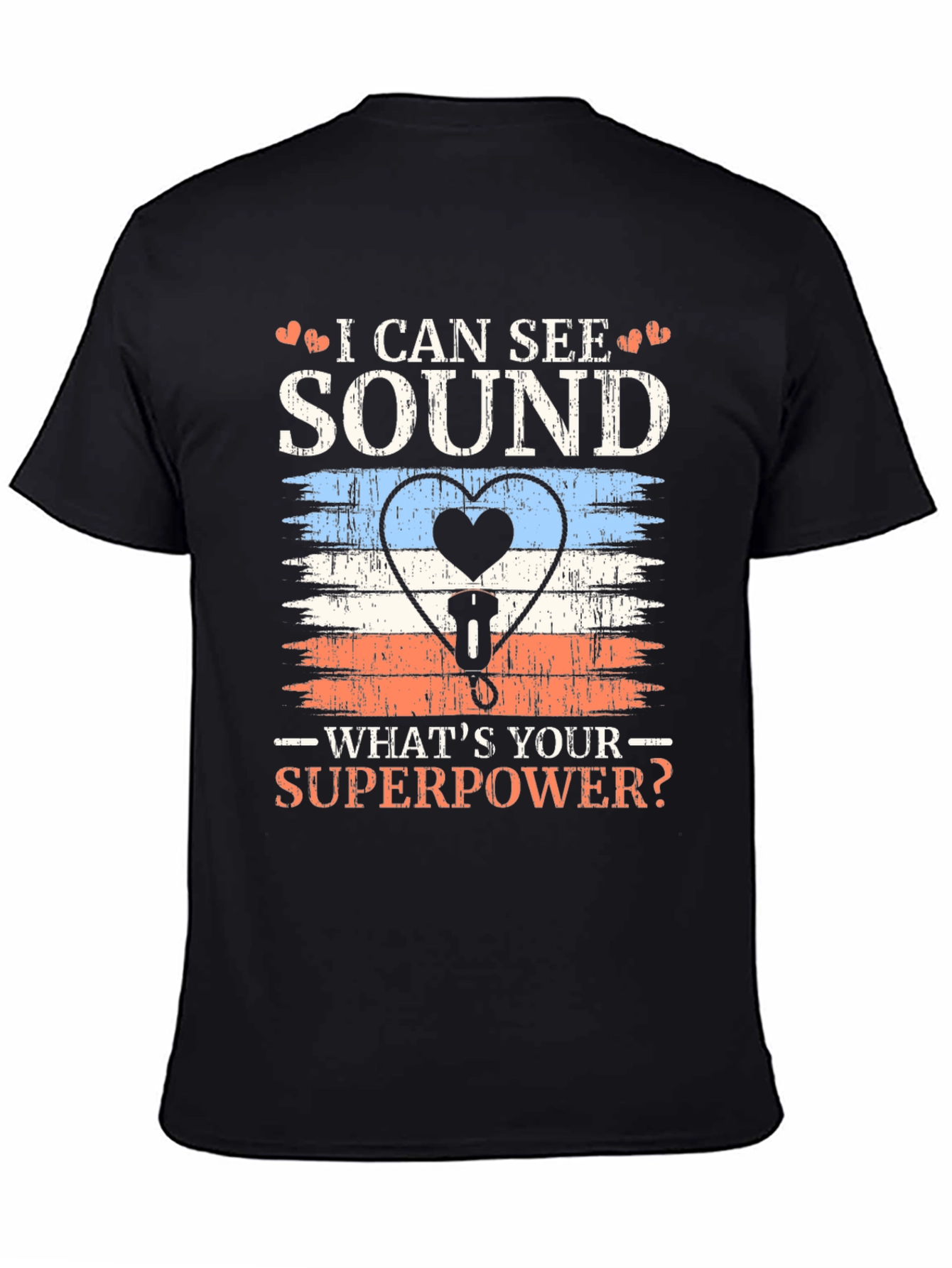 I Can See Sound Superpower Graphic Tee